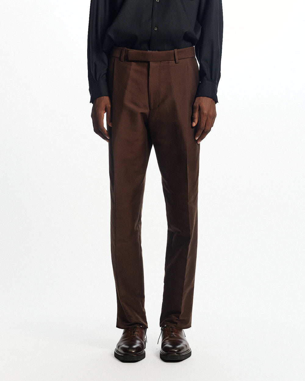 ブラタクシルクxコットンダブルクロス / アントントラウザーズ, Olive Drab