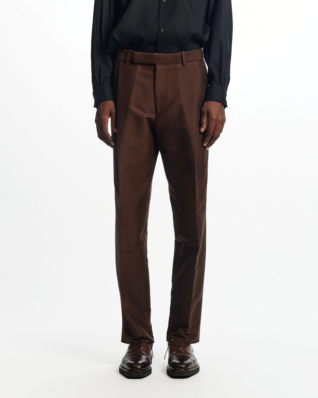 ブラタクシルクxコットンダブルクロス / アントントラウザーズ, Olive Drab