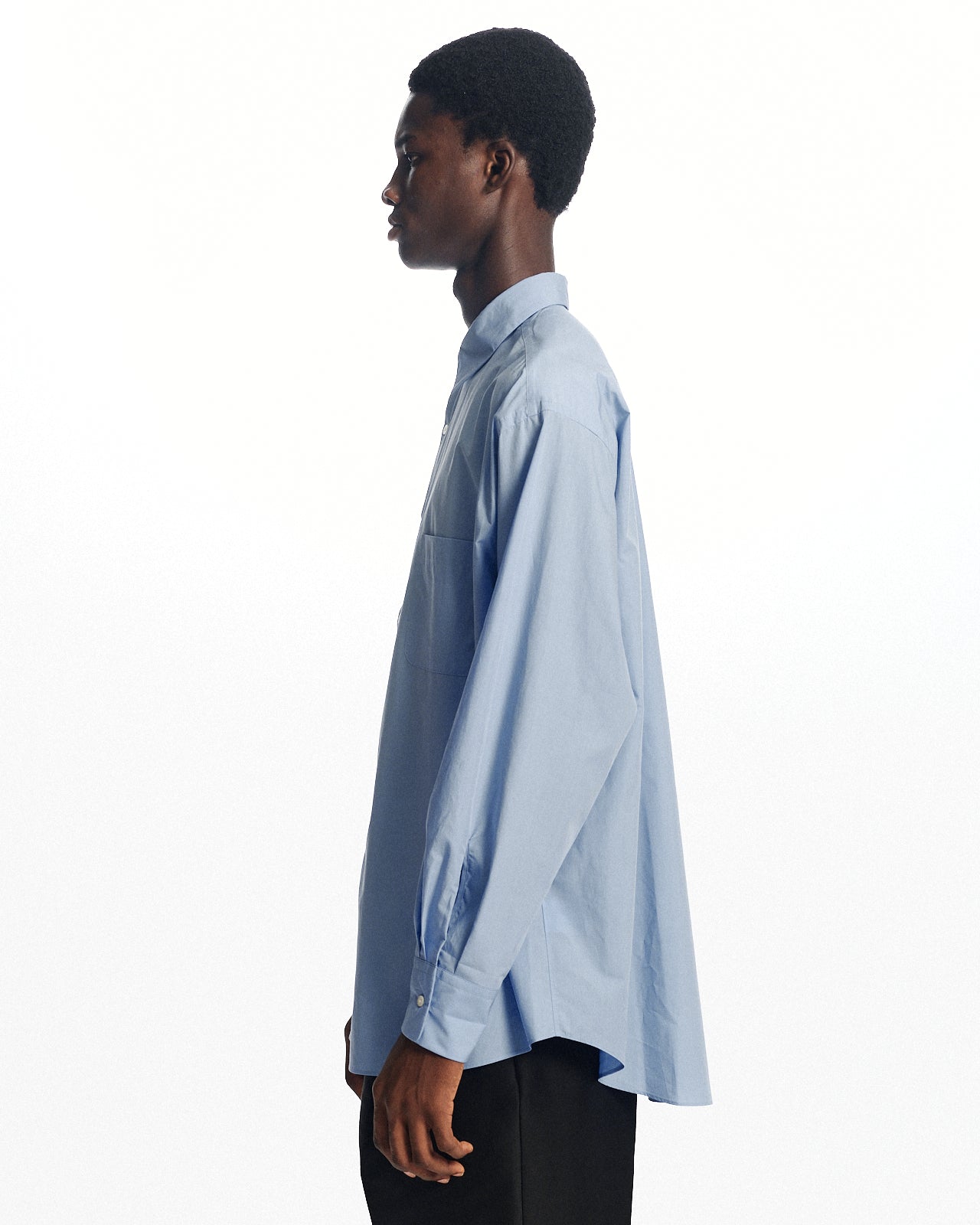 オーガニックGIZA80/1タイプライター / コンフォートフィットシャツ, Ice