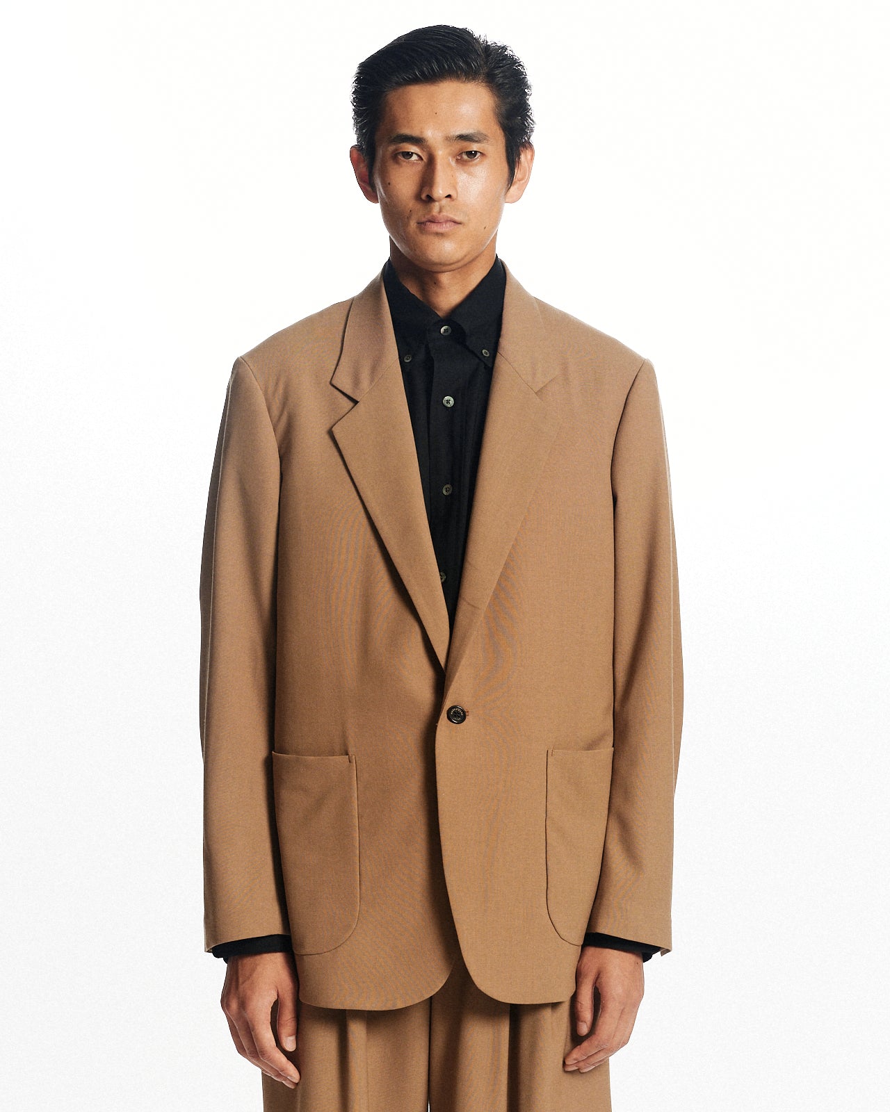 3/72アルゼンチンウールトロピカルサバイバルクロス / マクファーソンジャケット, Beige