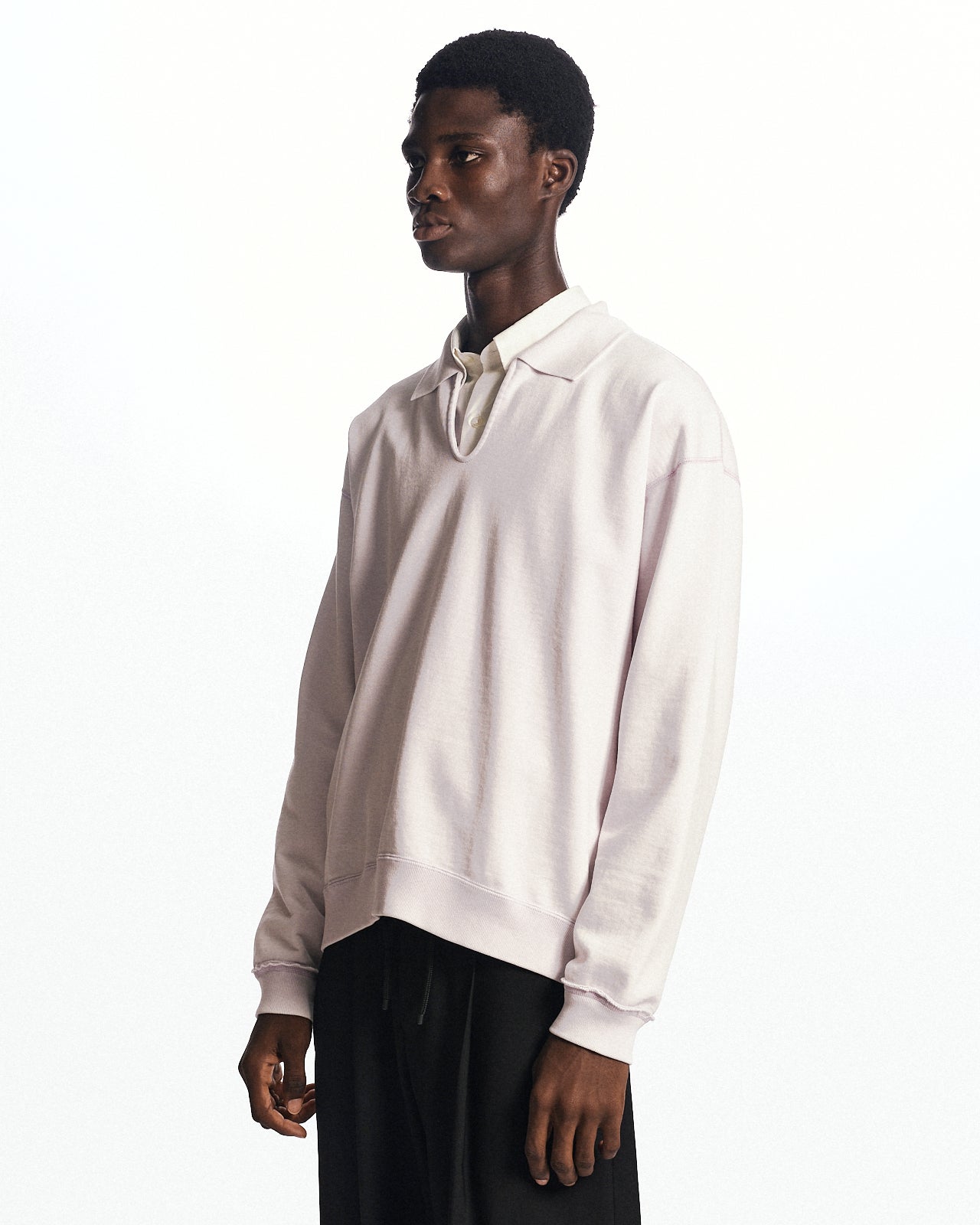 オーガニックコットンヘビー吊裏毛 / スキッパーコンフォートスウェット, Lavender