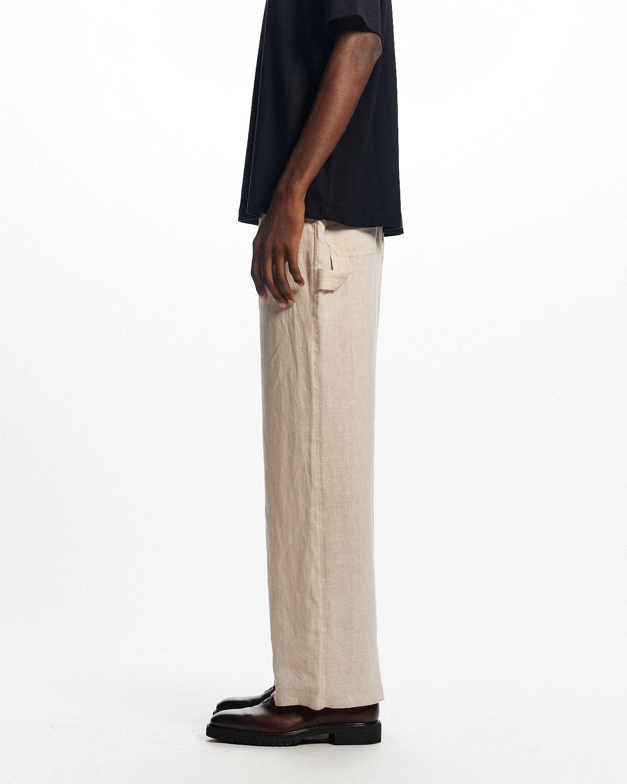 ヘンプ細布 / ワイドペンターパンツⅡ, Taupe