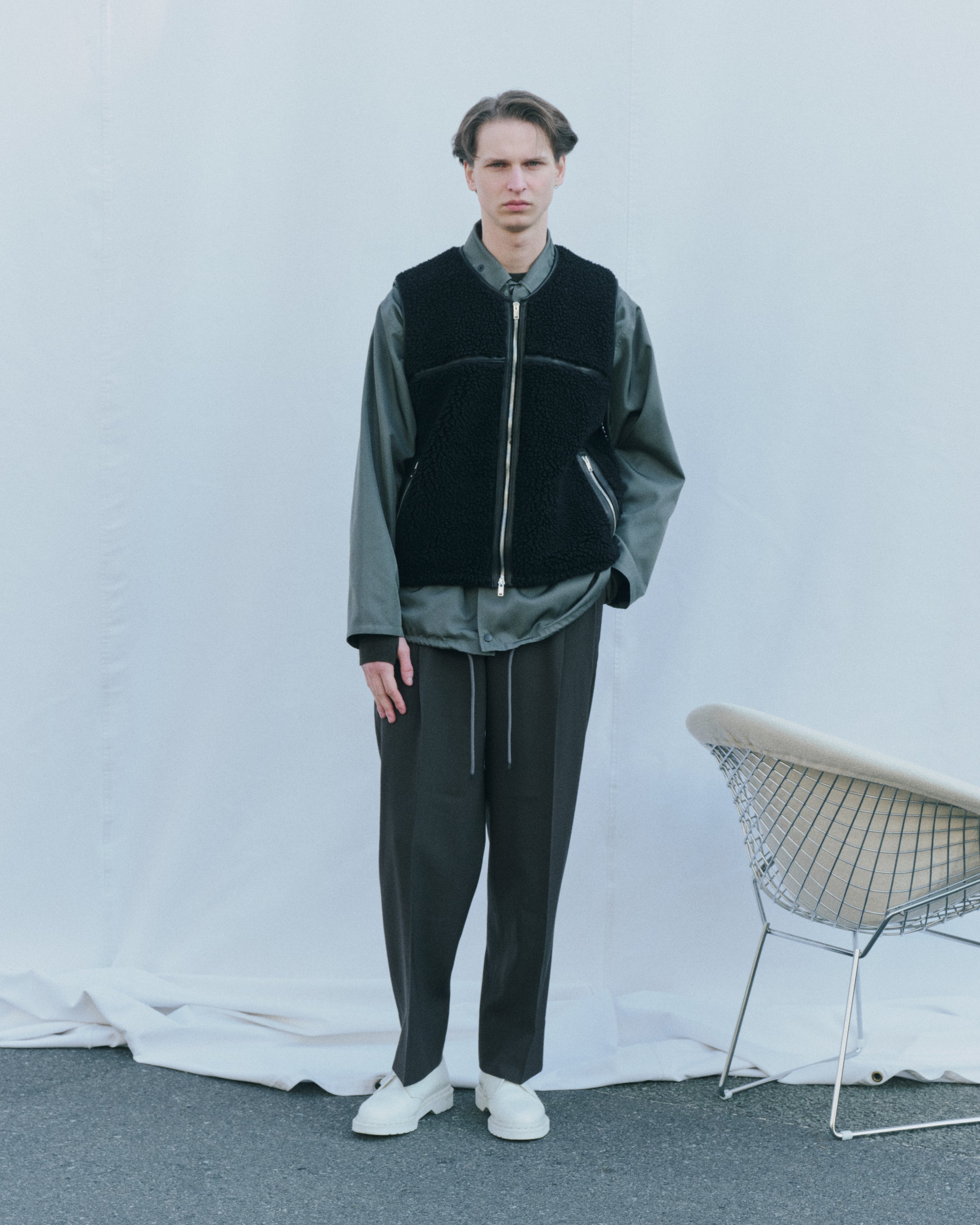 Bratac Silk Heavy Twill / Coach Jacket Ⅳ, Sage Green