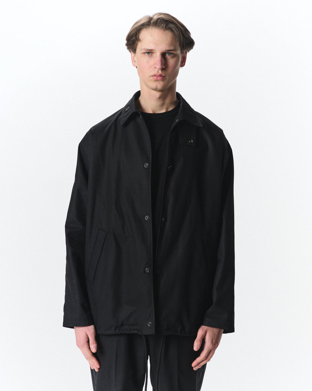 Organic Cotton Survival Cloth® / Coach Jacket Ⅳ, Black