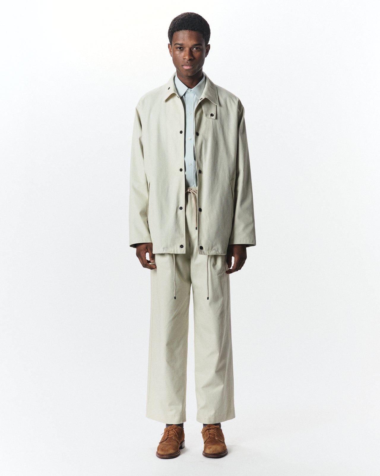 Organic Cotton Survival Cloth® / Coach Jacket Ⅳ, Ivory