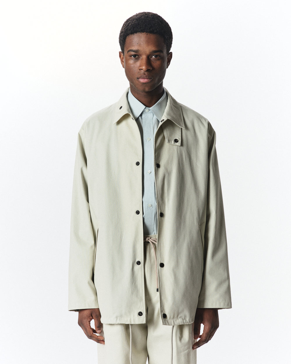 Organic Cotton Survival Cloth® / Coach Jacket Ⅳ, Ivory