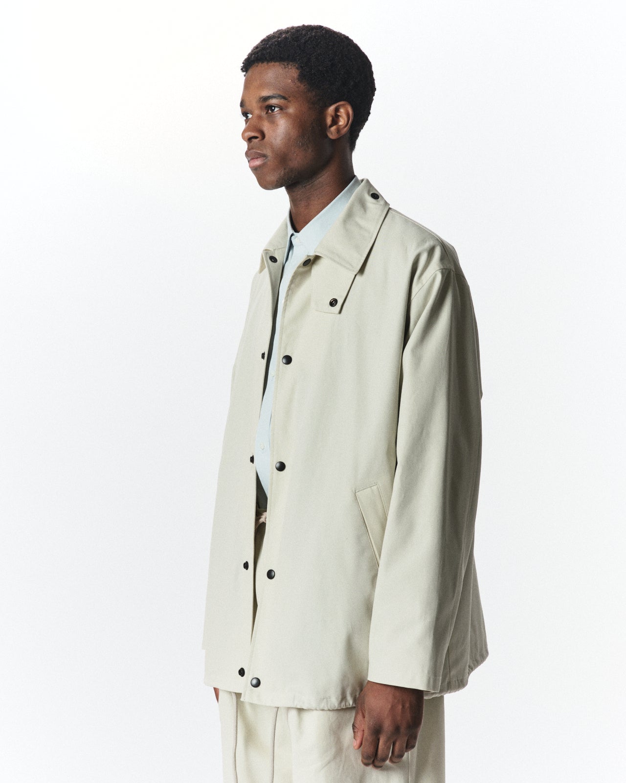 Organic Cotton Survival Cloth® / Coach Jacket Ⅳ, Ivory