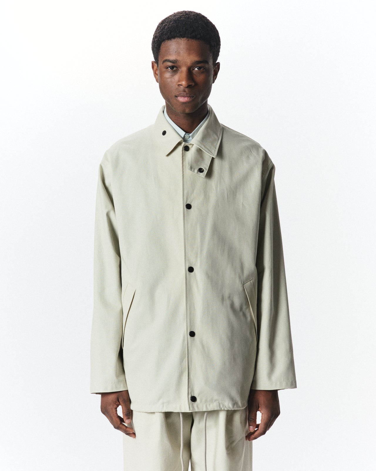 Organic Cotton Survival Cloth® / Coach Jacket Ⅳ, Ivory