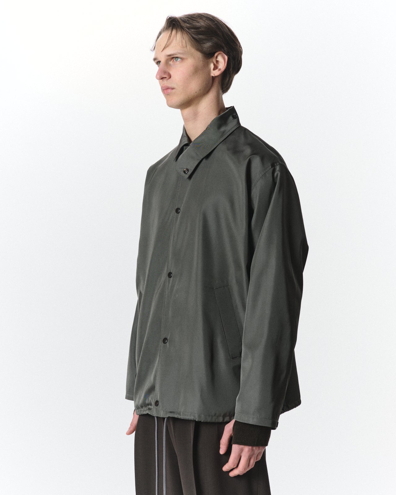 Bratac Silk Heavy Twill / Coach Jacket Ⅳ, Sage Green