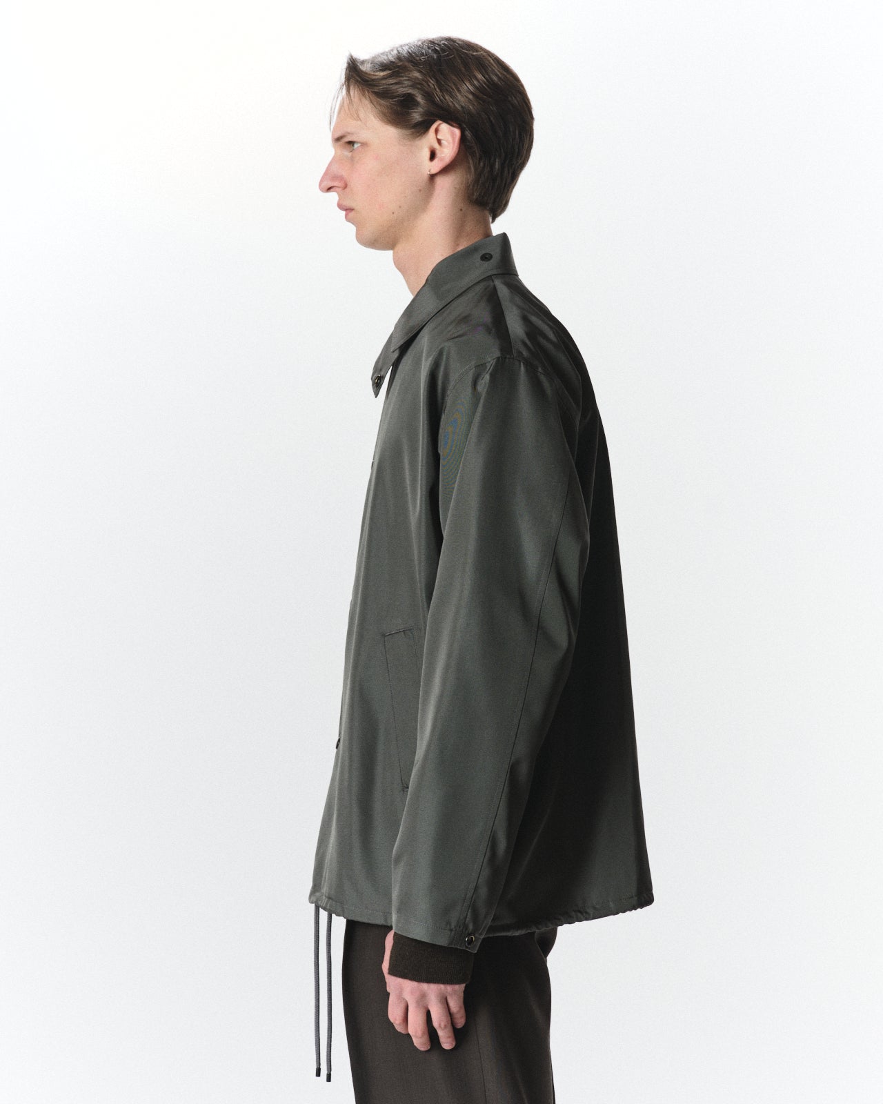 Bratac Silk Heavy Twill / Coach Jacket Ⅳ, Sage Green