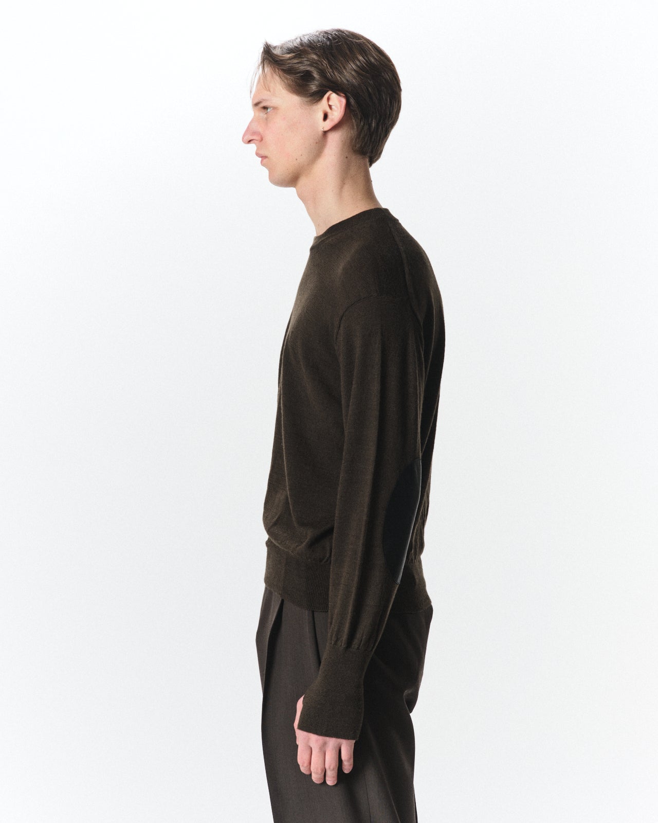 アルパカ16 / クルーネックジャンパー, Dark Olive