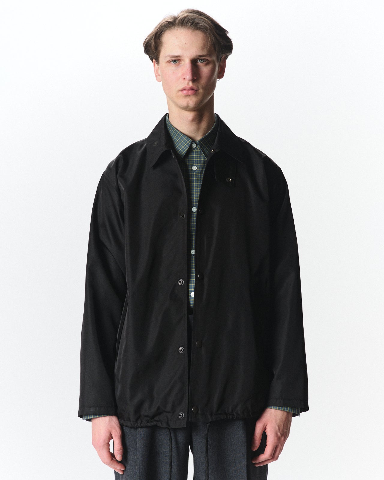 Bratac Silk Heavy Twill / Coach Jacket Ⅳ, Black
