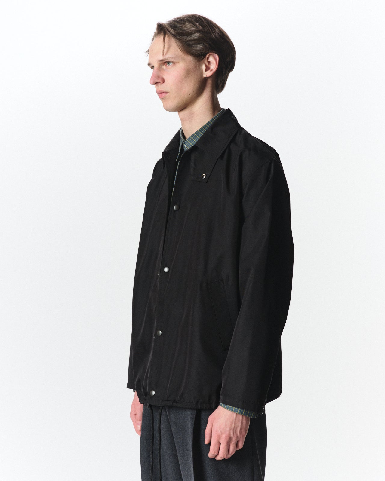 Bratac Silk Heavy Twill / Coach Jacket Ⅳ, Black