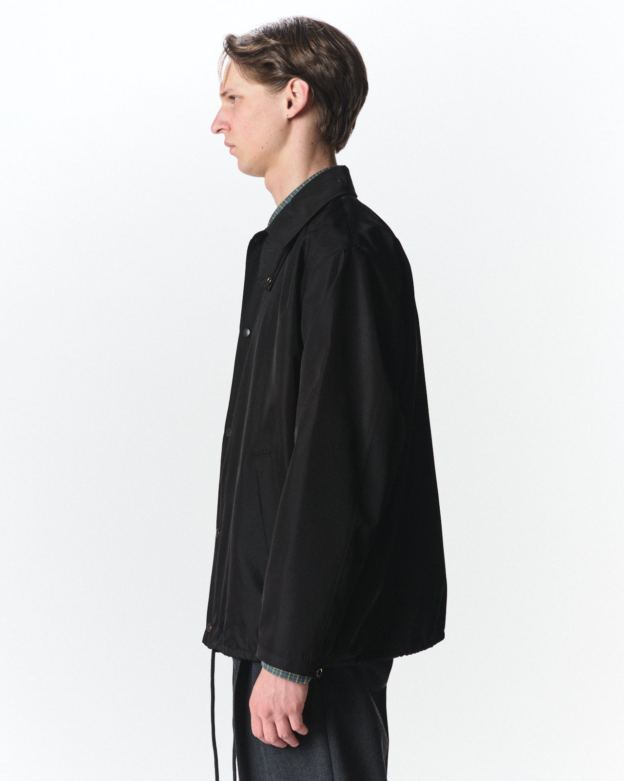 Bratac Silk Heavy Twill / Coach Jacket Ⅳ, Black