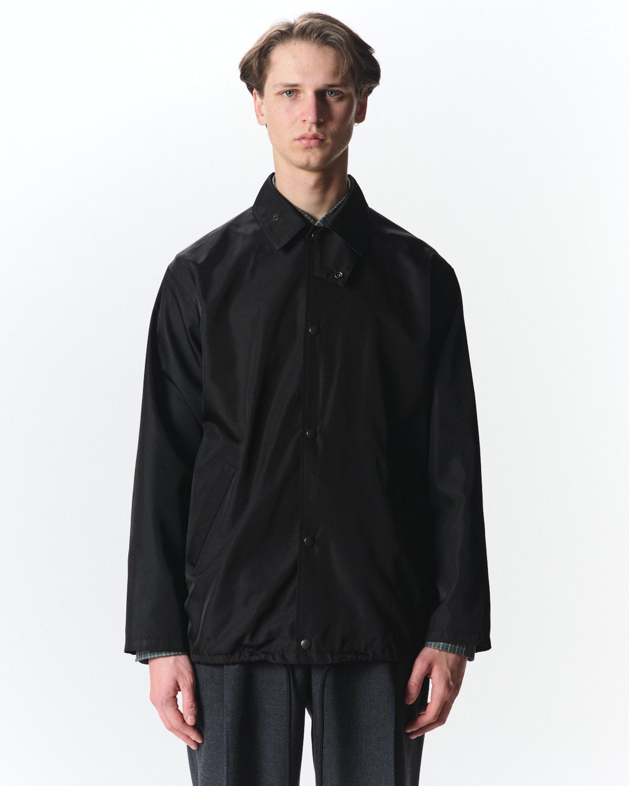 Bratac Silk Heavy Twill / Coach Jacket Ⅳ, Black