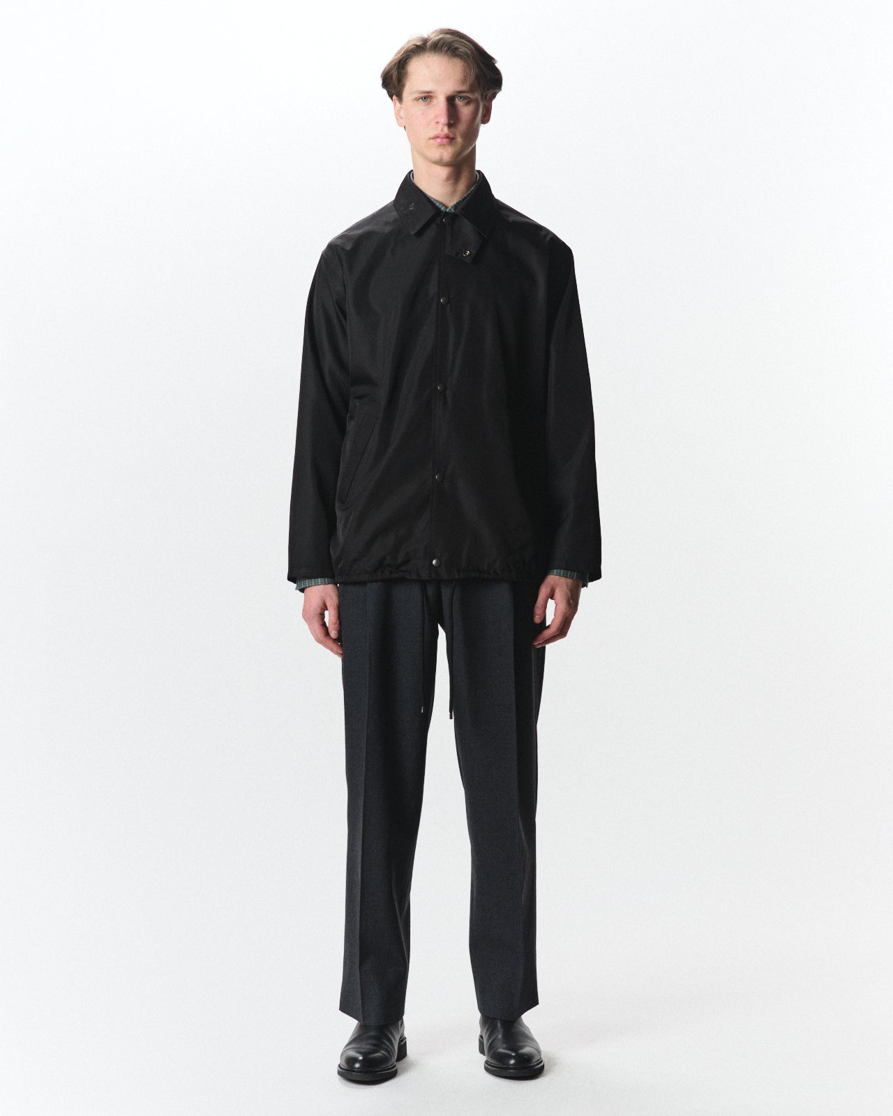 Bratac Silk Heavy Twill / Coach Jacket Ⅳ, Black