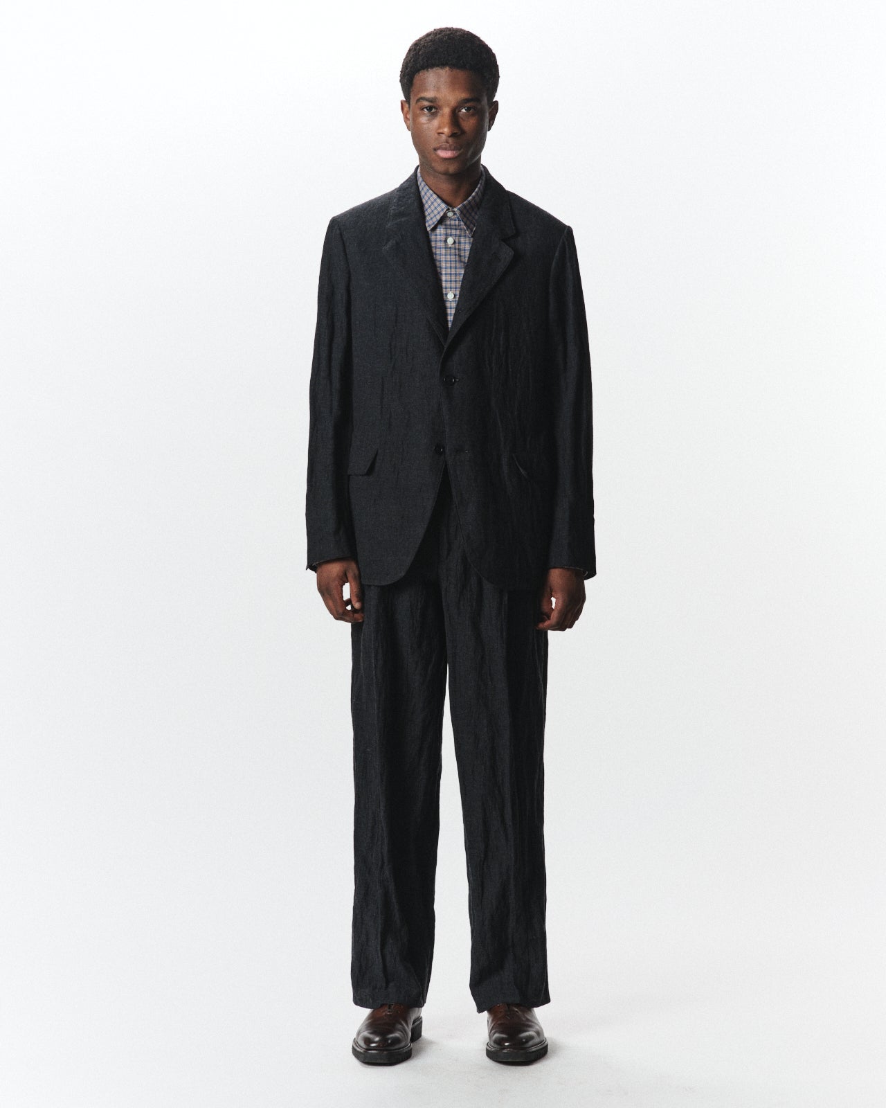 Organic Wool X Stainless Oatmeal / Sack Coat, Sumikuro