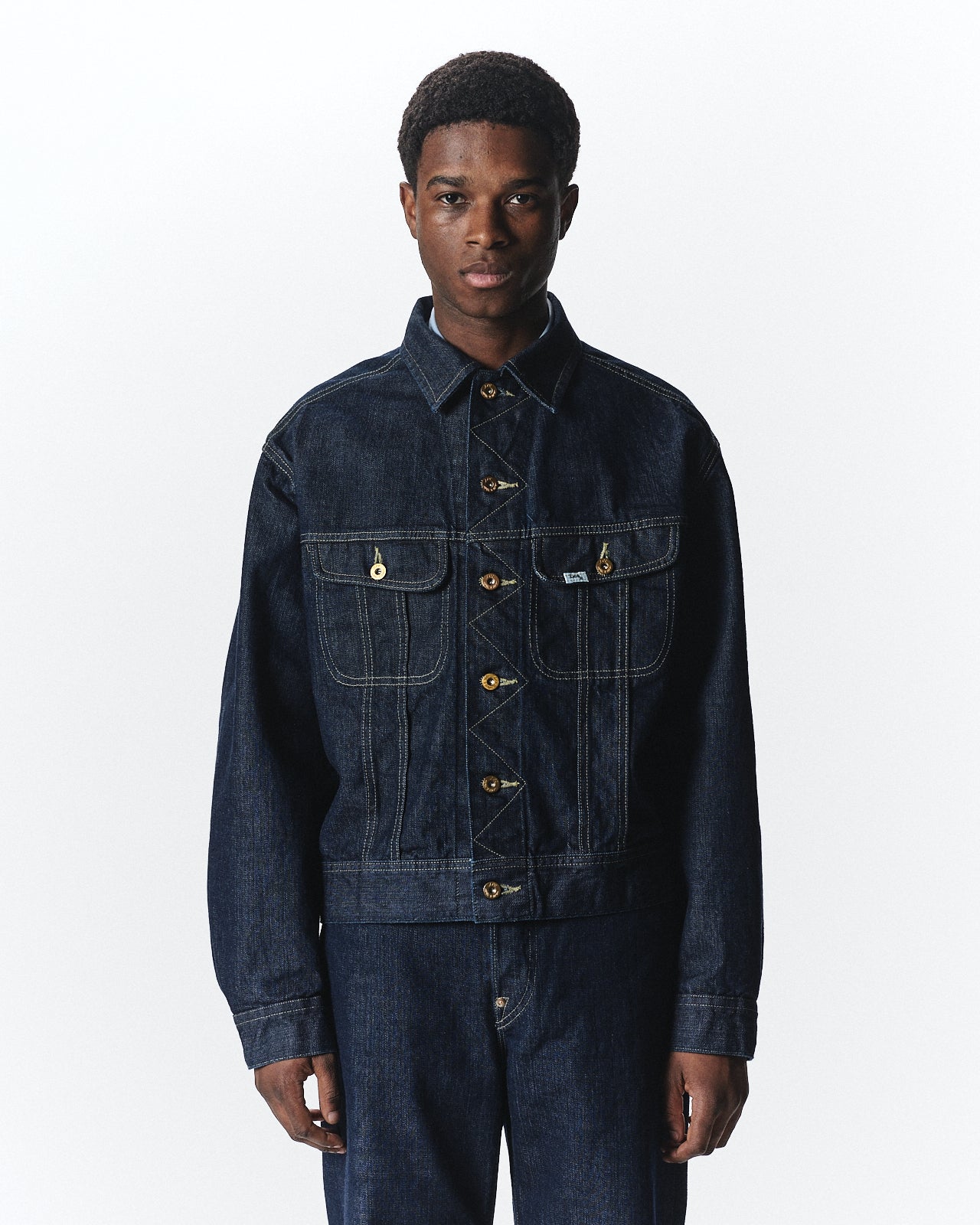 Lee × MARKAWARE for ADAM ET ROPÉ EX 101 SP Denim Jacket, Indigo
