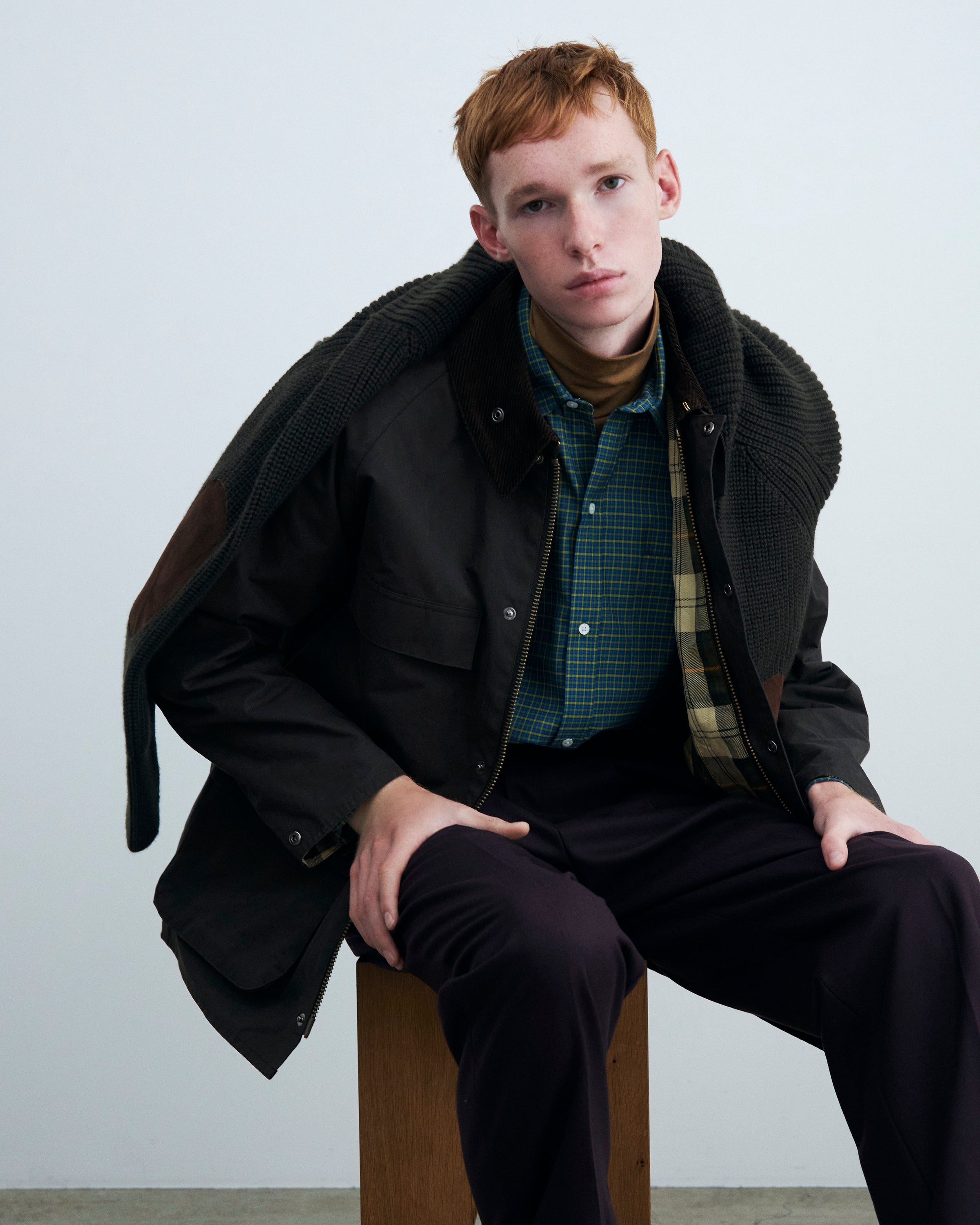 Barbour x MARKAWARE for ADAM ET ROPÉ EX OLD BEDALE, Olive