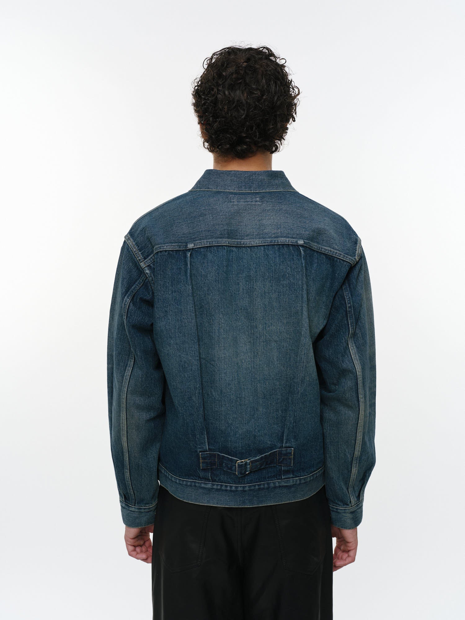 オーガニックコットン13.5ozセルビッチデニム / デニムジャケット, Indigo V.W