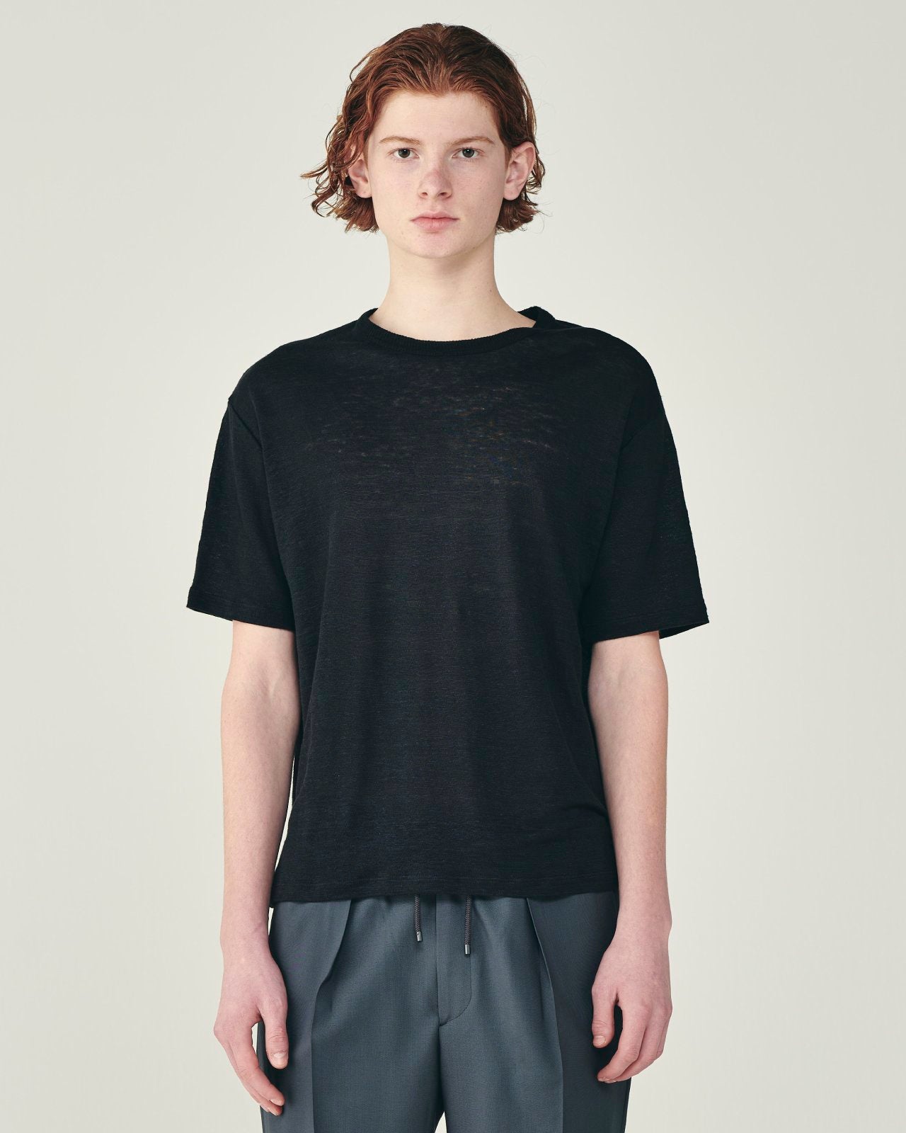 ヘンプ天竺 / ニューリラックスドフィットTee, Black