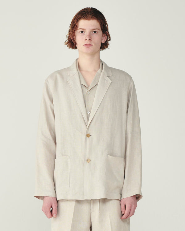 MARKAWARE ウール×ヘンプ テーラードジャケット size2 日本製 MARKAWARE