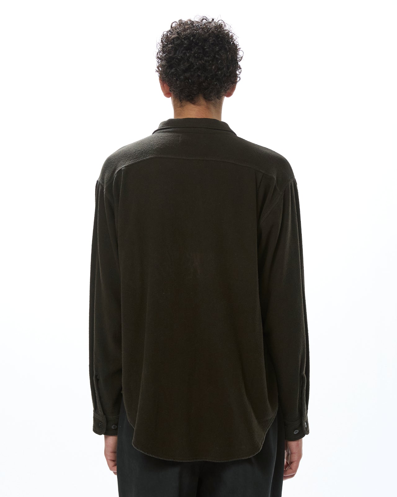 Silk Flannel / Utility Shirt, Dark Olive