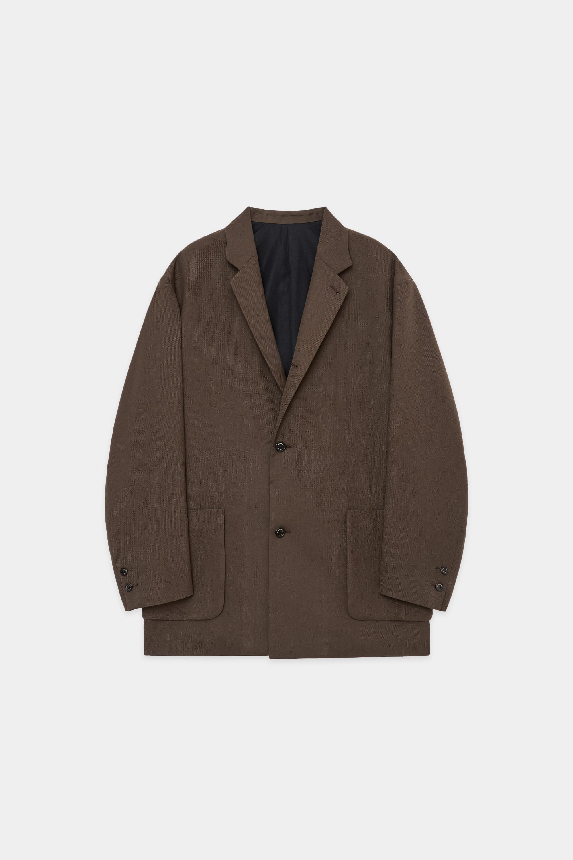 ORGANIC WOOL SURVIVAL CLOTH COMFORT BLAZER, Brown Khaki – MARKAWARE