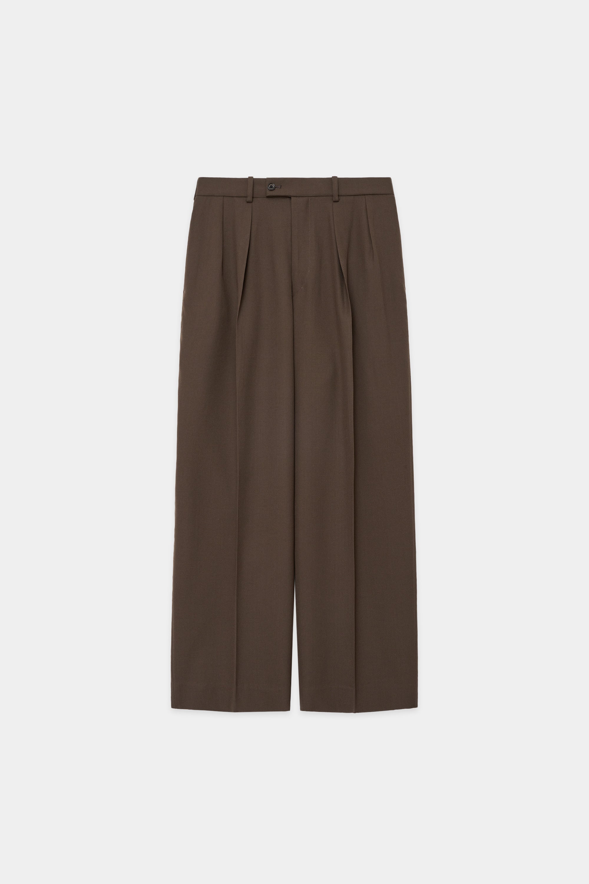 DOUBLE PLEATED TROUSERS サバイバルクロス