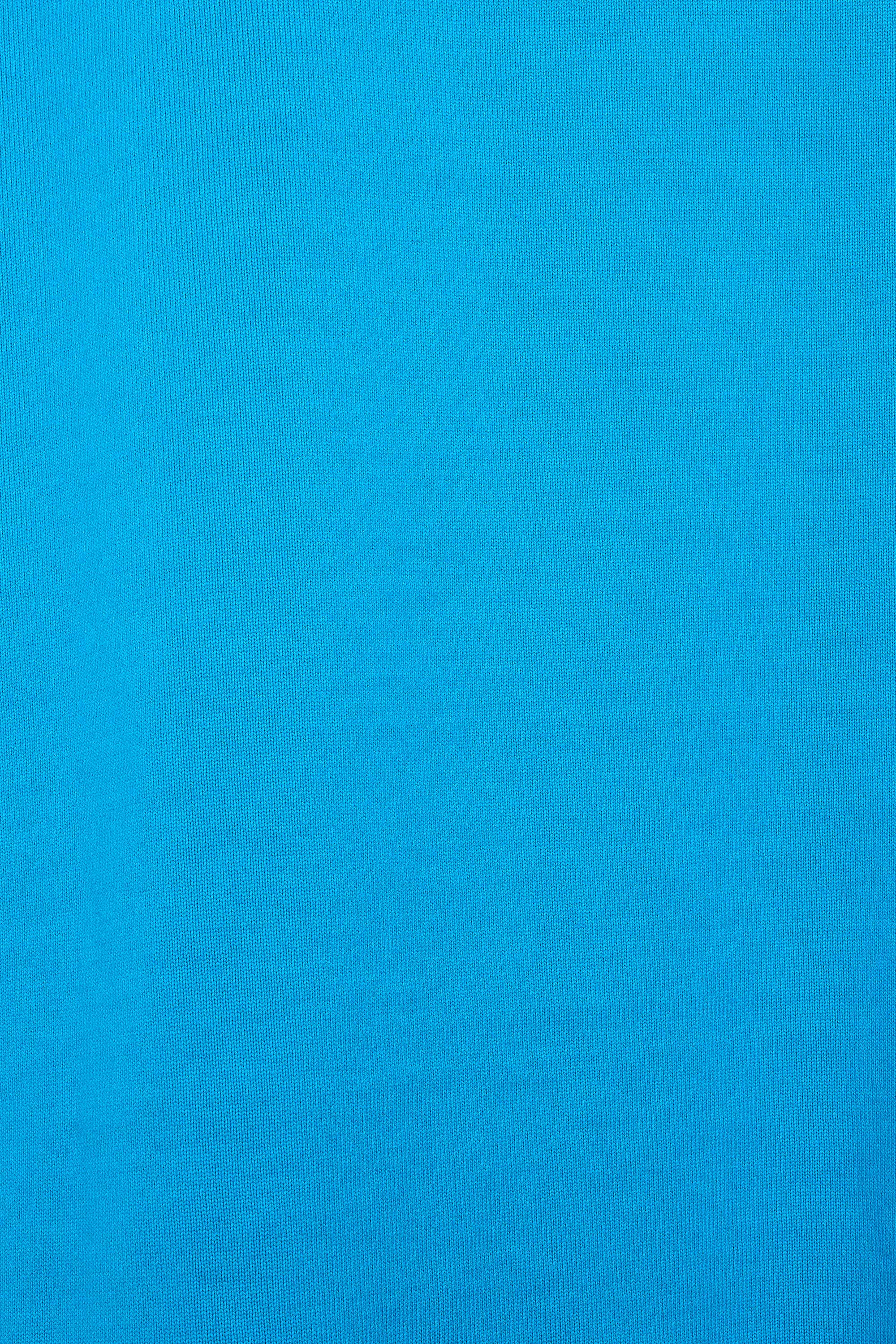 ORGANIC COTTON HEAVY FLEECE HUGE SWEAT, Azure Blue