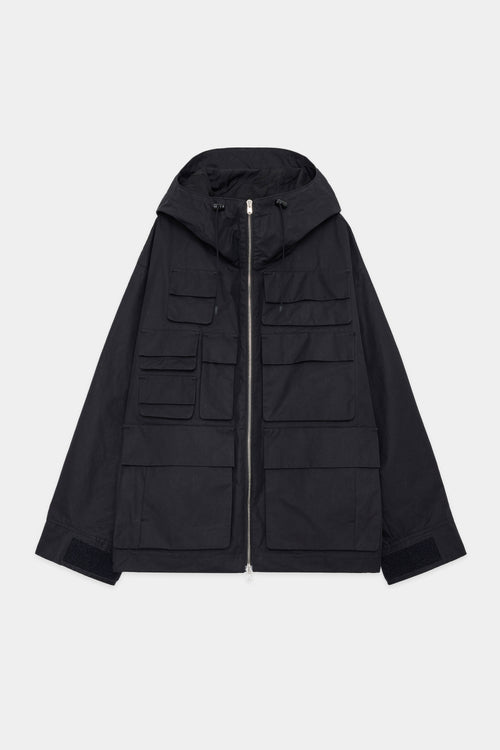 HEAVY ALL WEATHER CLOTH CARRY ALL JACKET, Black