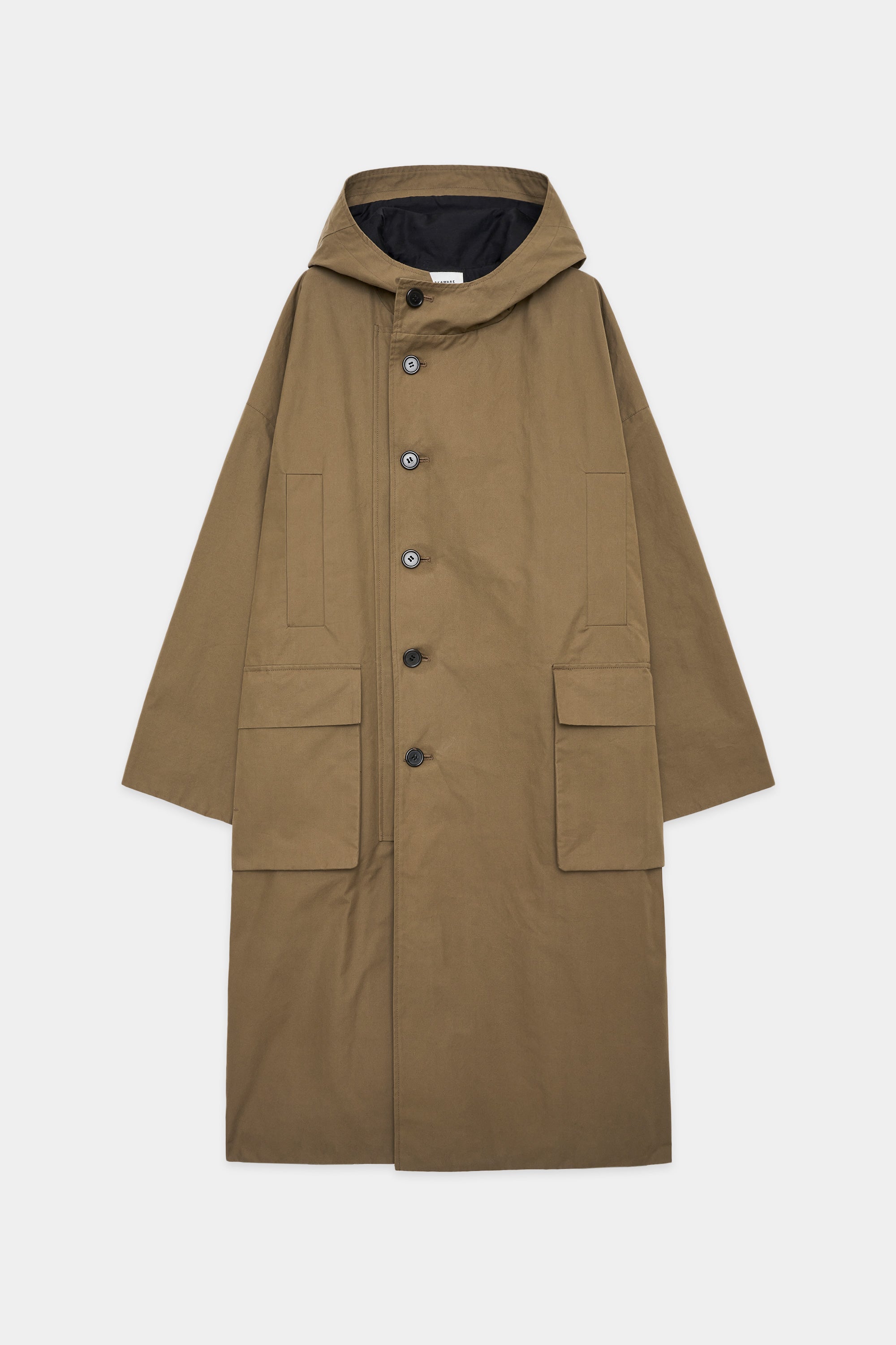 HEAVY ALL WEATHER CLOTH STORM COAT, Coyote