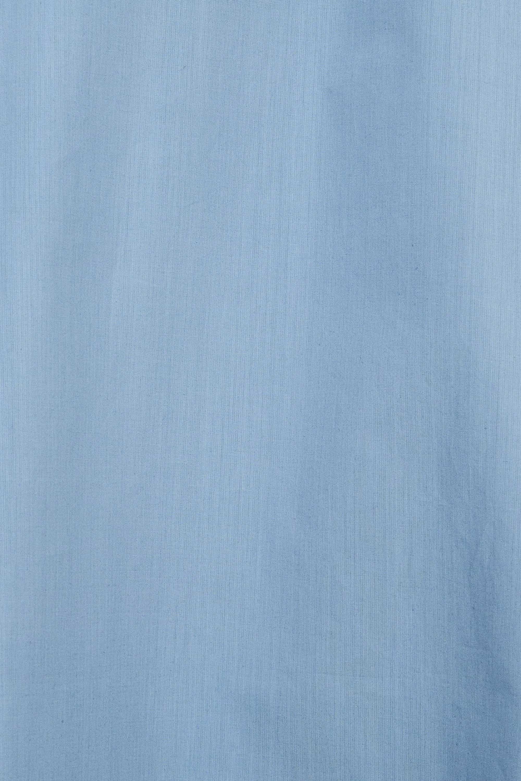 オーガニックエジプトコットンタイプライター / コンフォートフィットシャツ, Saxe Blue