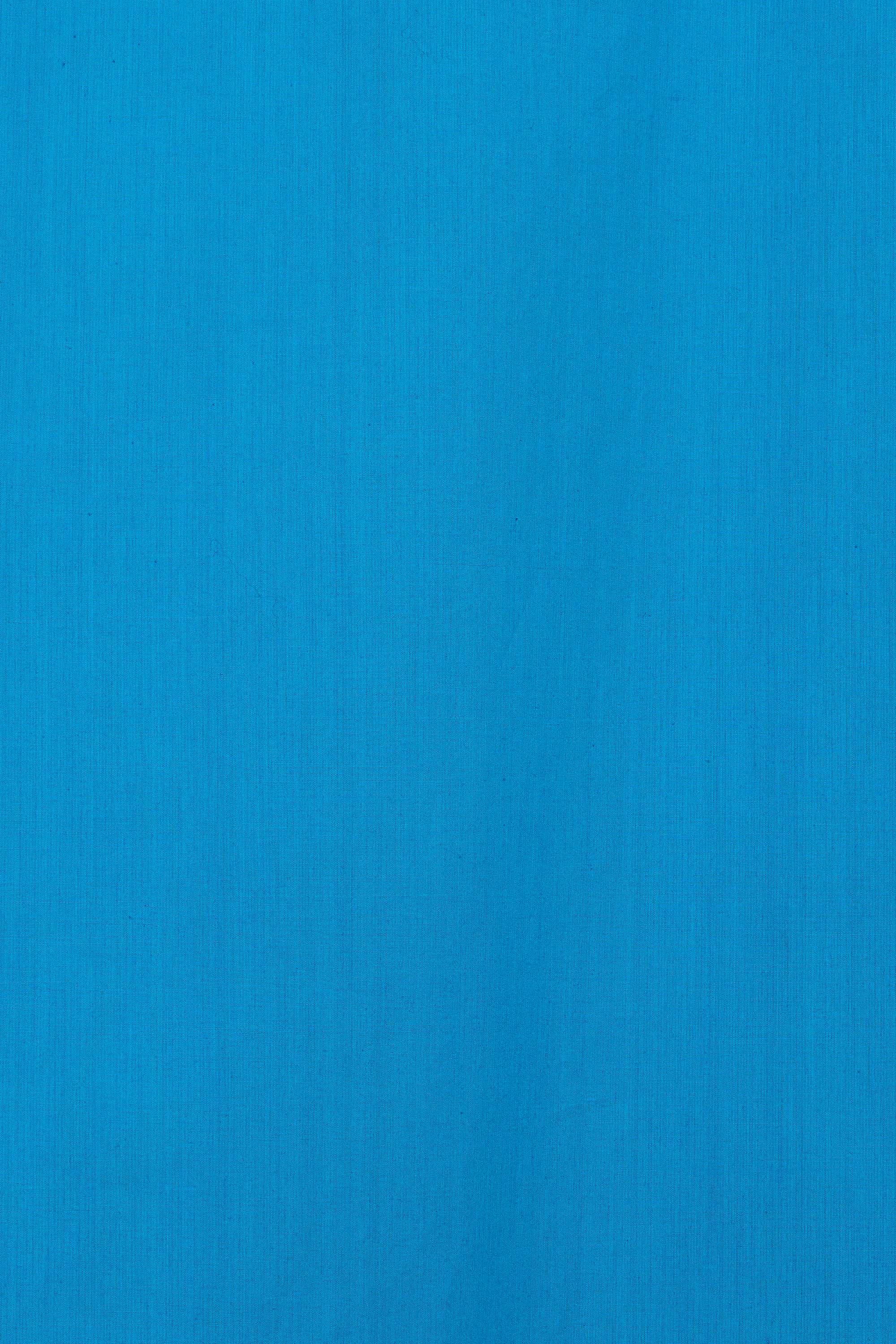 オーガニックエジプトコットンタイプライター / コンフォートフィットシャツ, Azure Blue