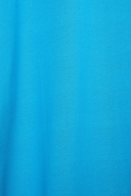 オーガニックエジプトコットン天竺 / コンフォートフィットTee ロングスリーブ, Azure Blue