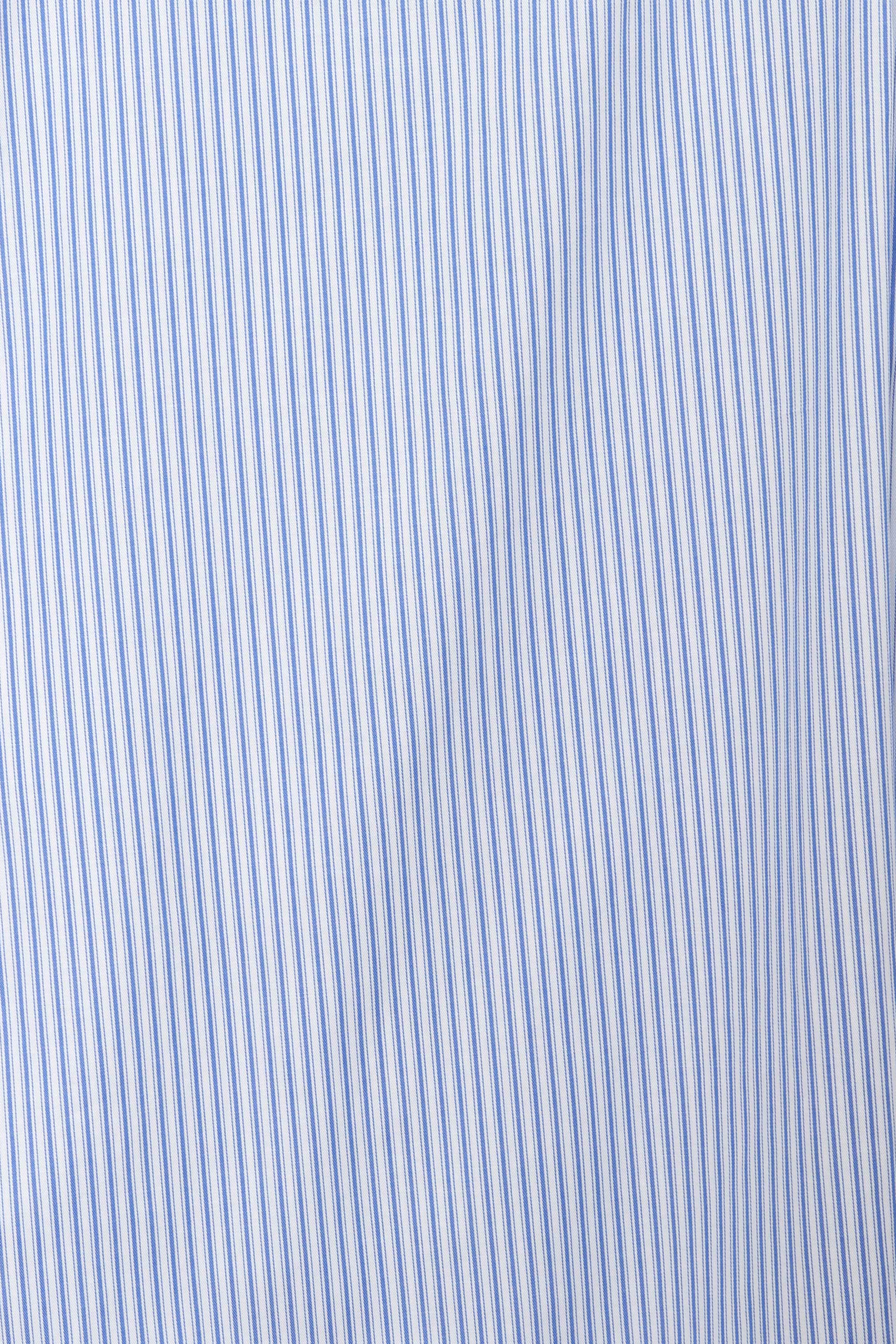 SOKTAS オーガニックコットンストライプ / コンフォートフィットシャツ S/S, Blue Stripe