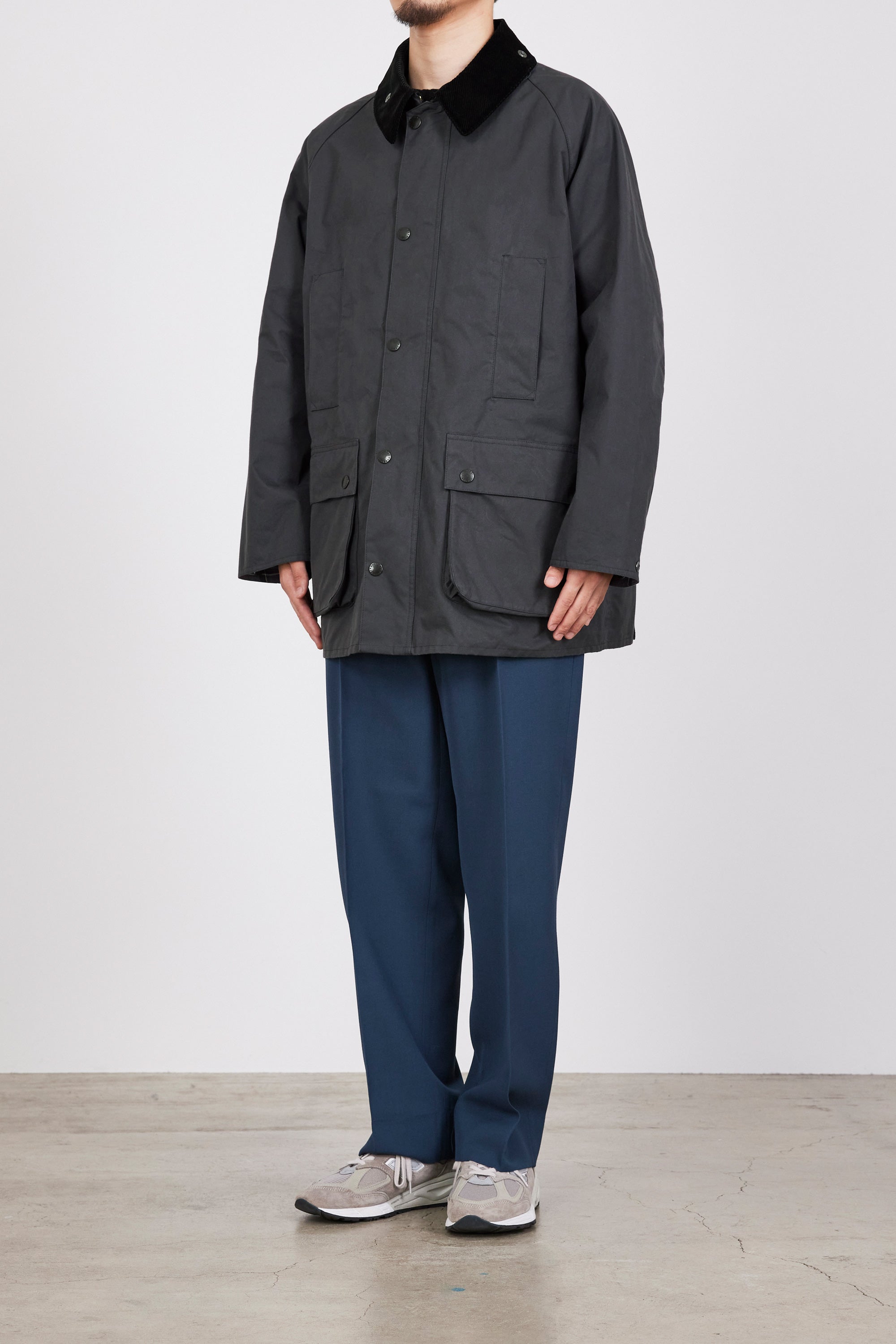 Barbour x MARKAWARE for EDIFICE BEDALE, Grey