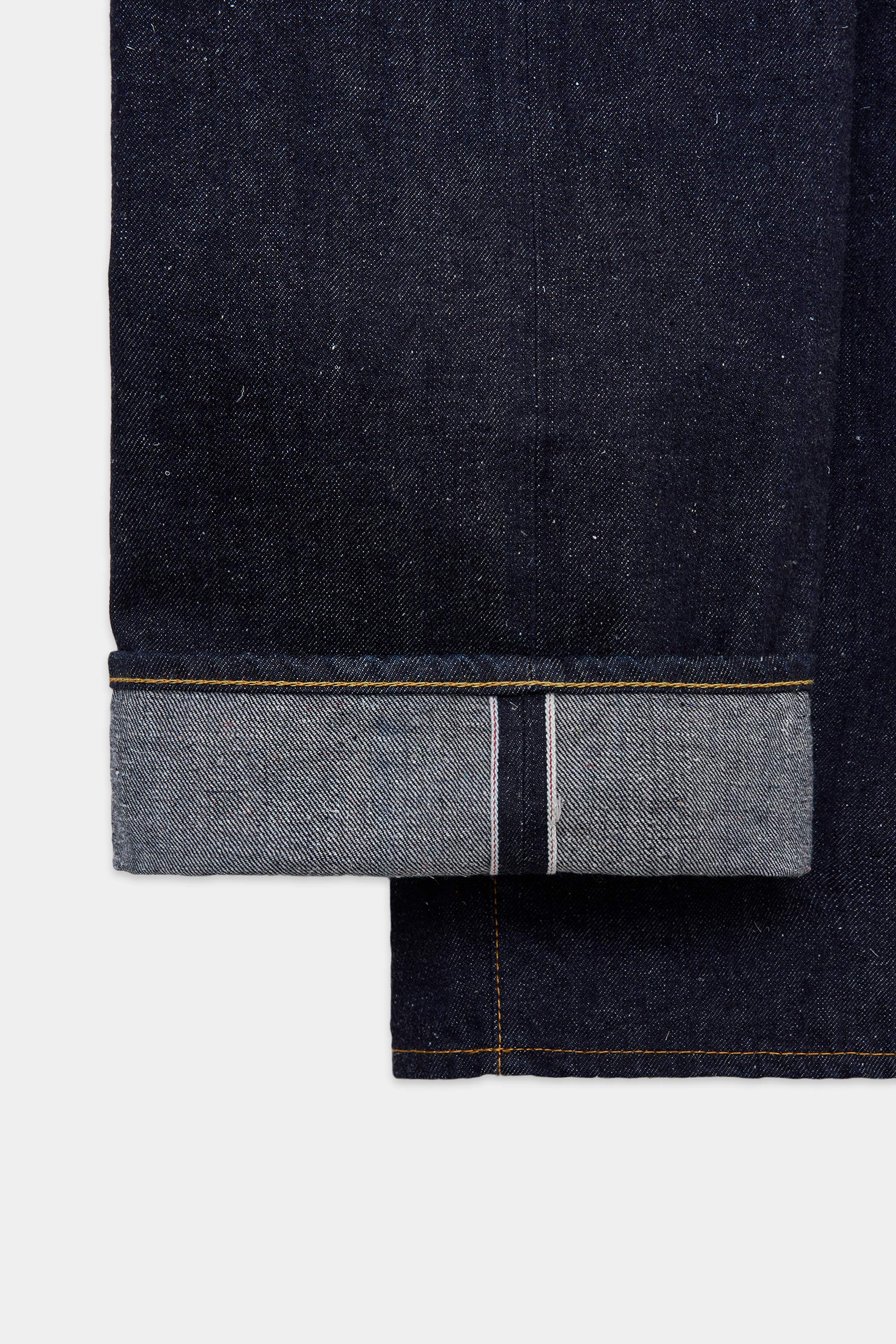 KIMONO DENIM WIDE STRAIGHT DENIM, Indigo