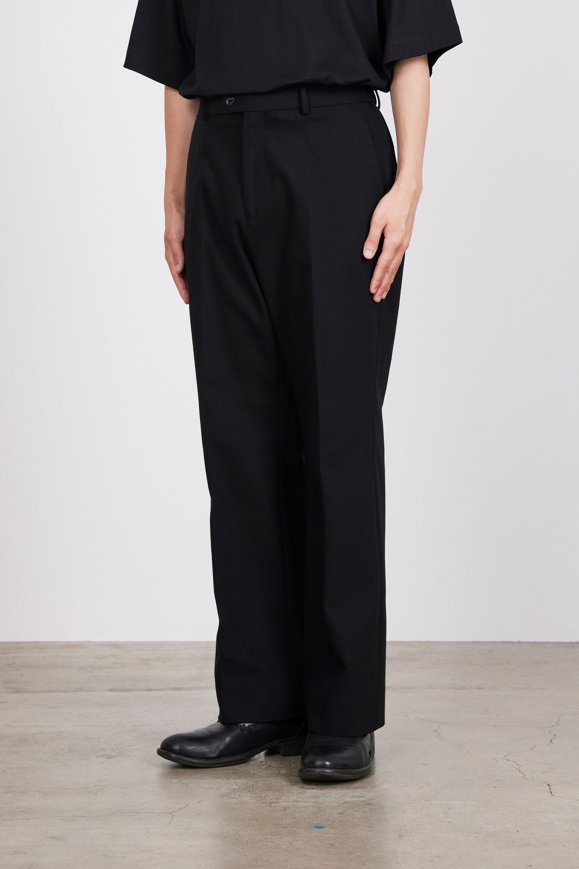 Flare pant - Organic cotton - Black — Envelope1976