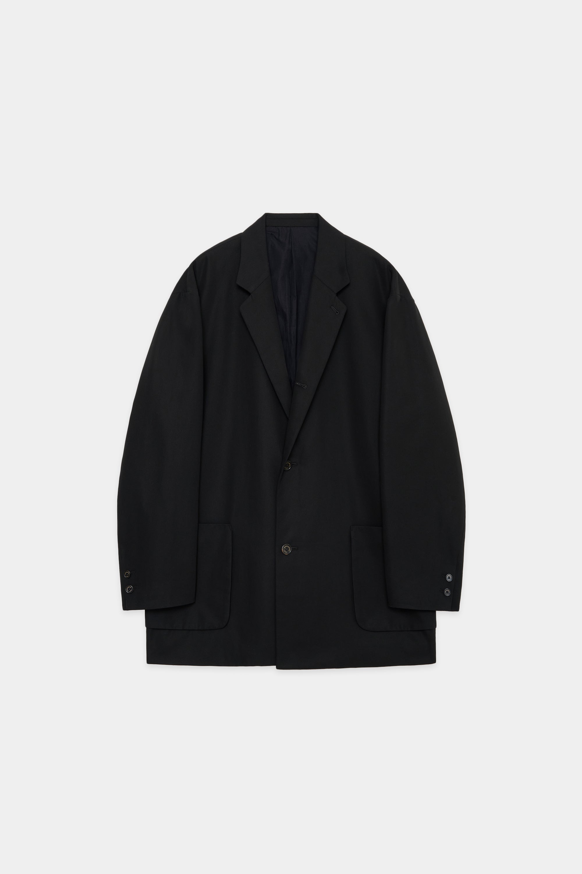 DRY VOILE TWILL COMFORT BLAZER, Black