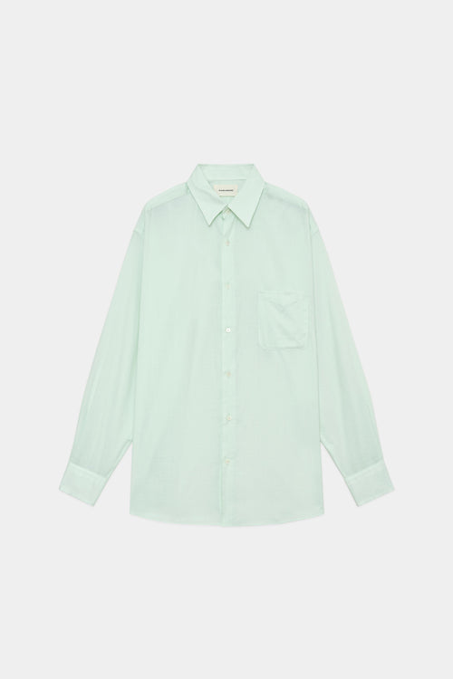 オーガニックペルーピマコットン60/-ローン / コンフォートフィットシャツ, Green
