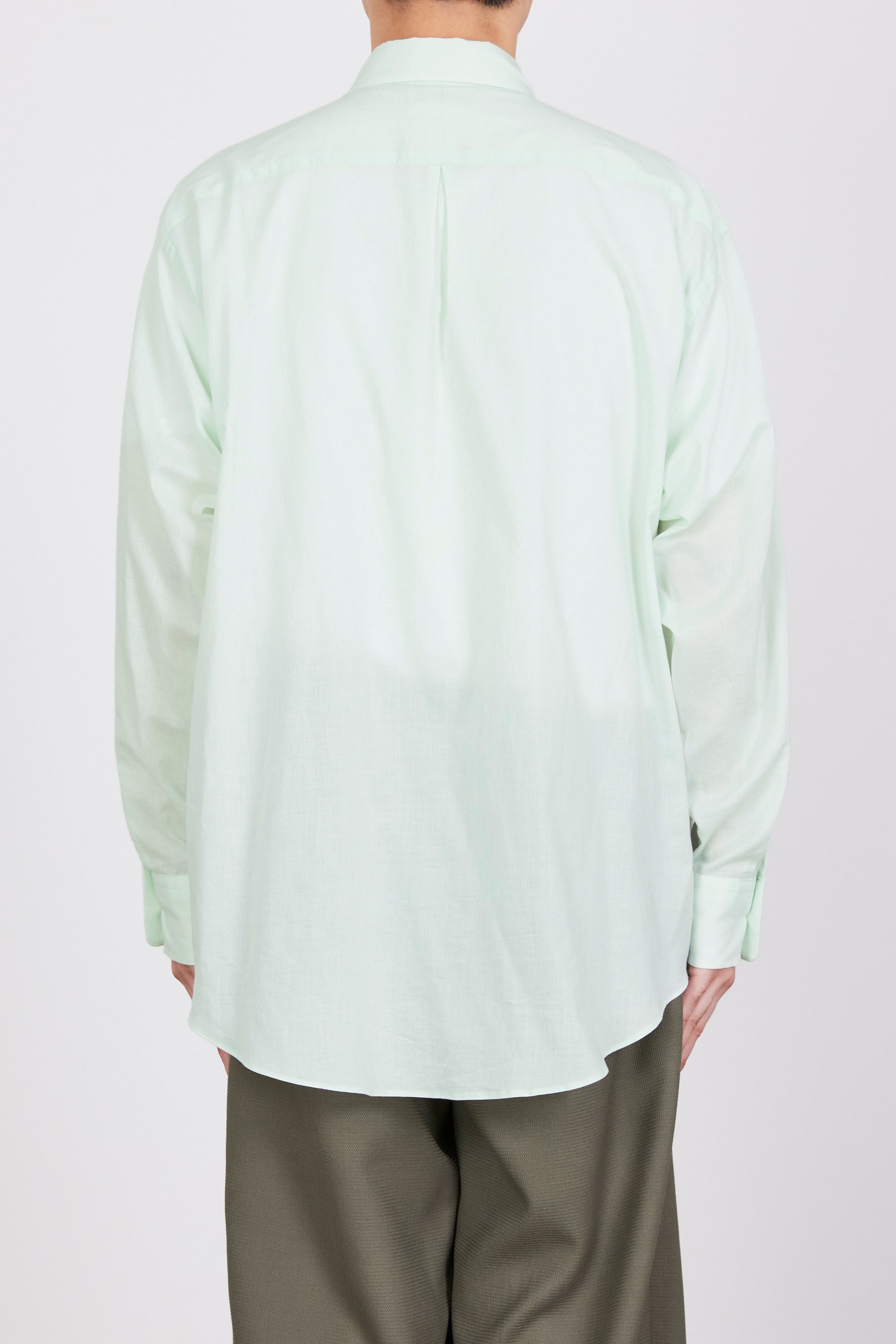 オーガニックペルーピマコットン60/-ローン / コンフォートフィットシャツ, Green