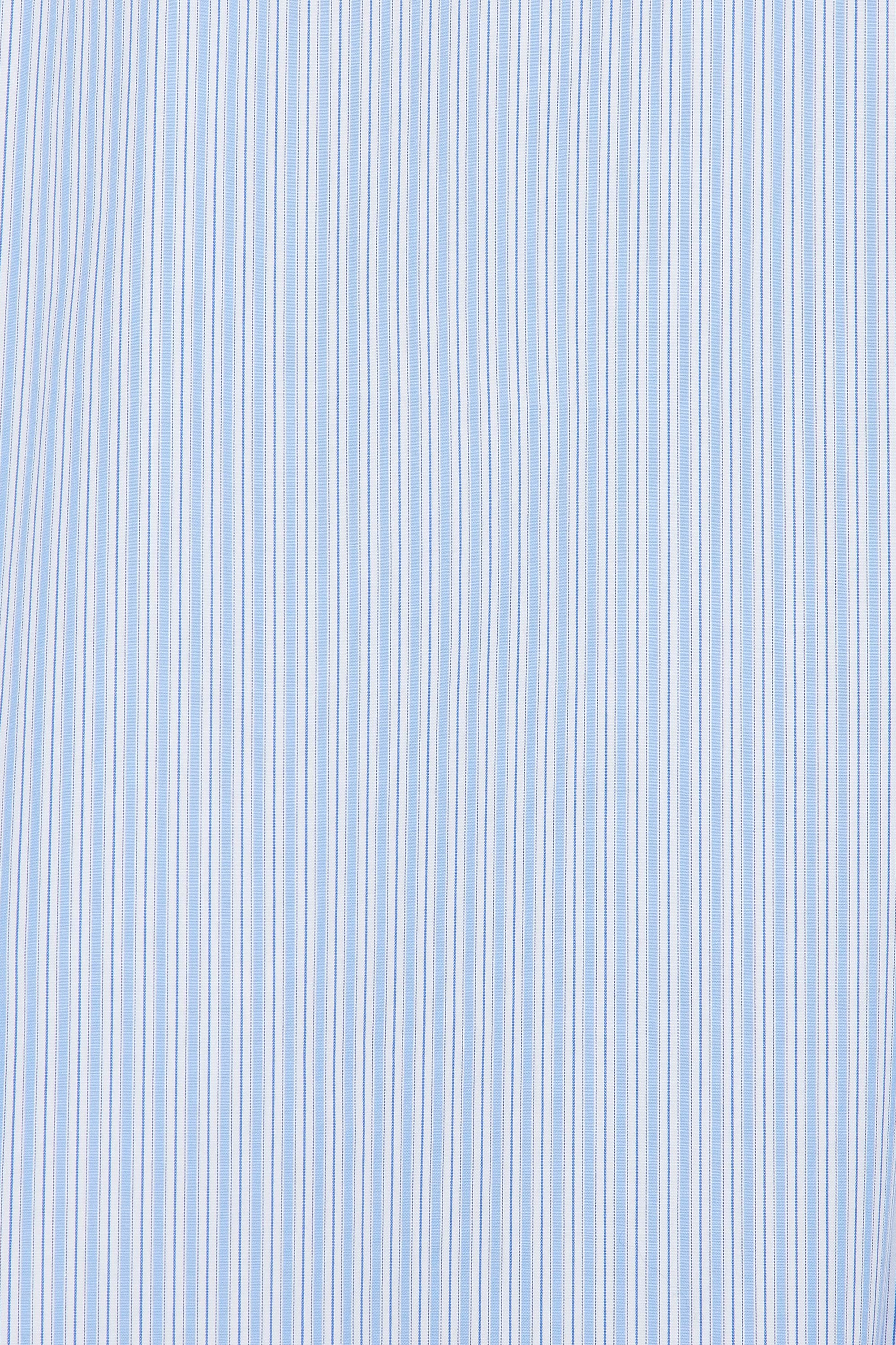 SOCTAS ORGANIC COTTON POPLIN STRIPE COMFORT FIT SHIRT, Blue Stripe