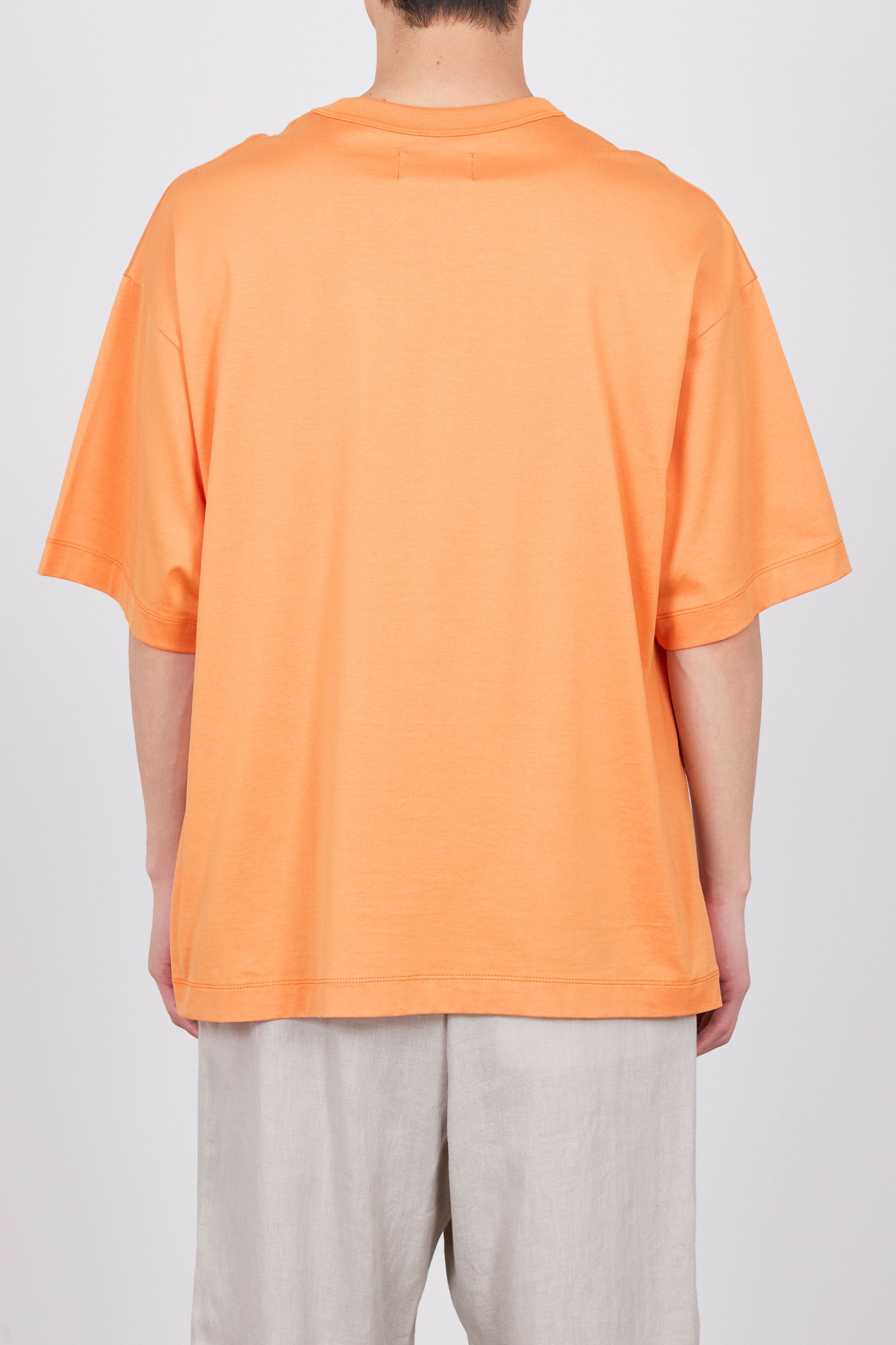 ORGANIC GIZA 80/2 KNIT COMFORT-FIT Tee, Orange