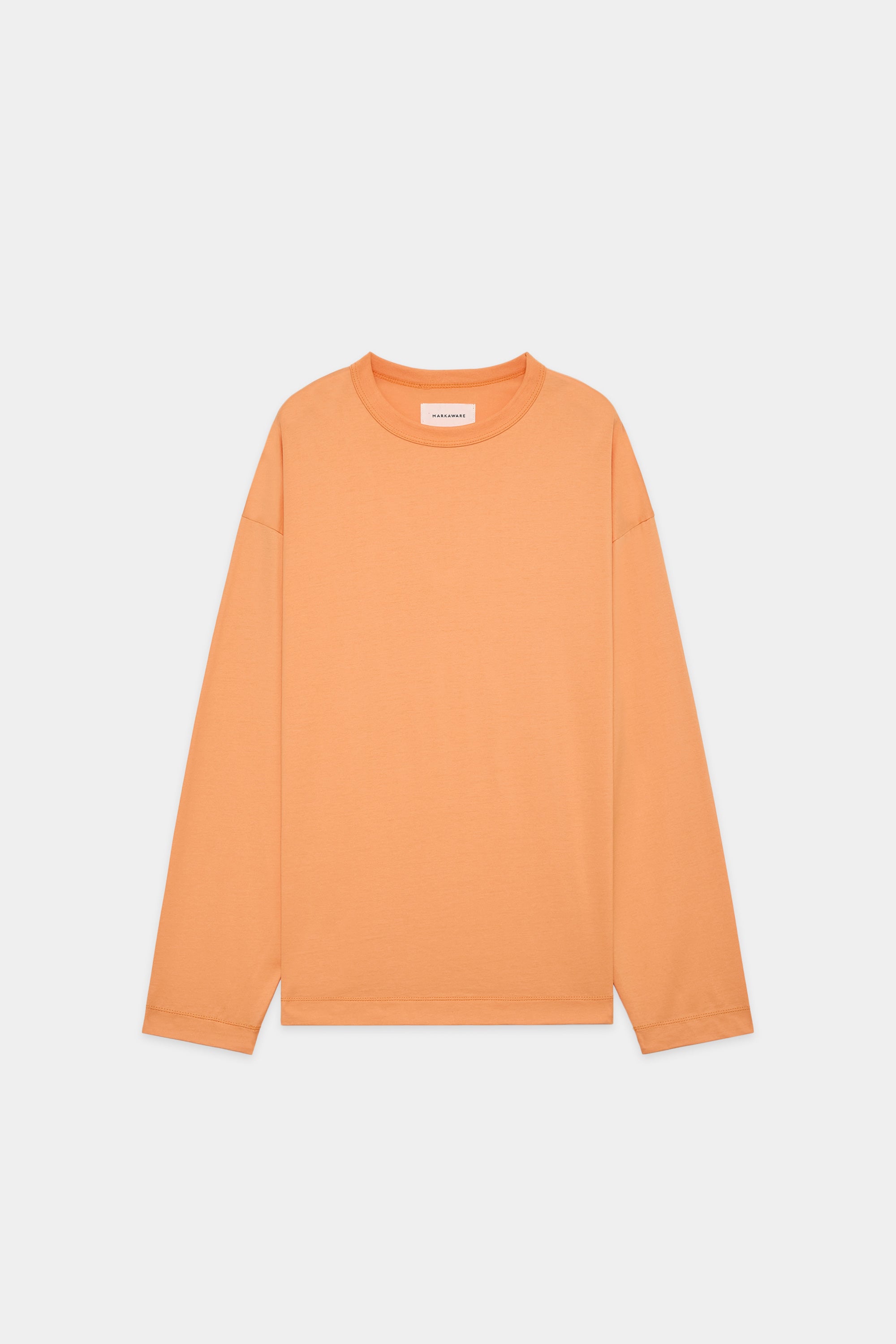 オーガニックGIZA 80/2天竺 / コンフォートフィットTEE L/S, Orange