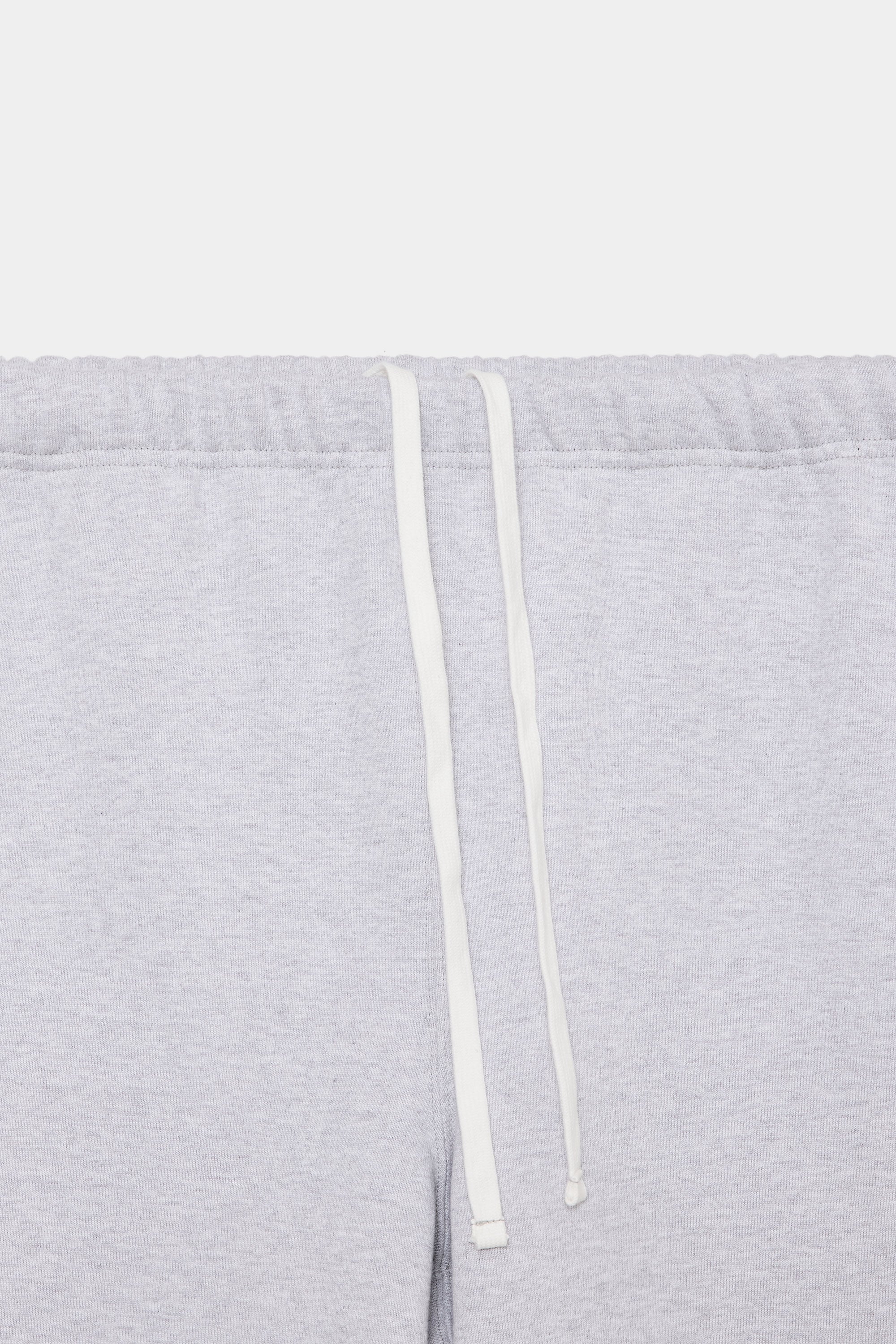 ORGANIC COTTON HEAVY FLEECE WIDE GYM PANTS, Ash Gray