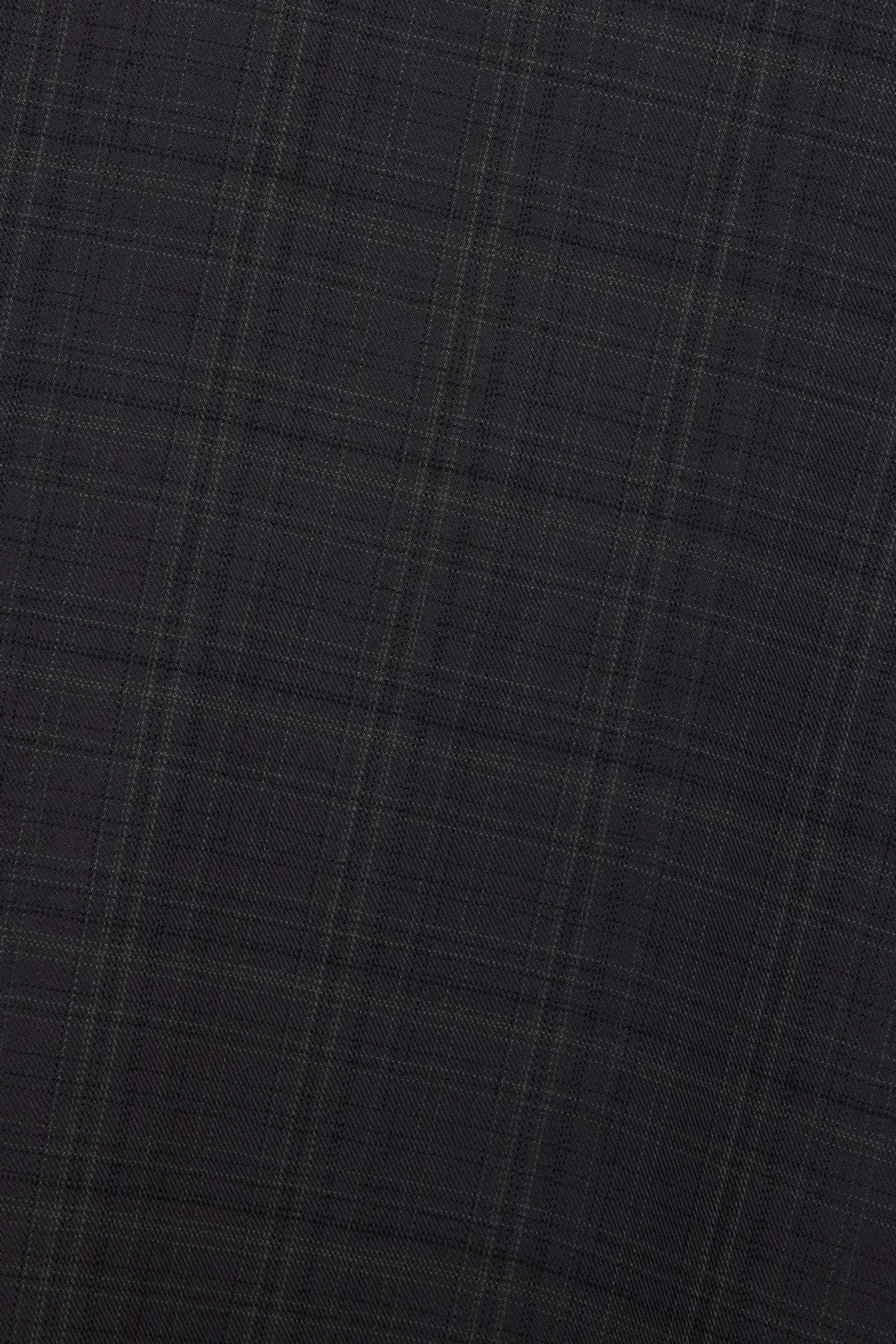 ORGANIC WOOL CHECK VIYELLA SPORTS JACKET, Charcoal Check