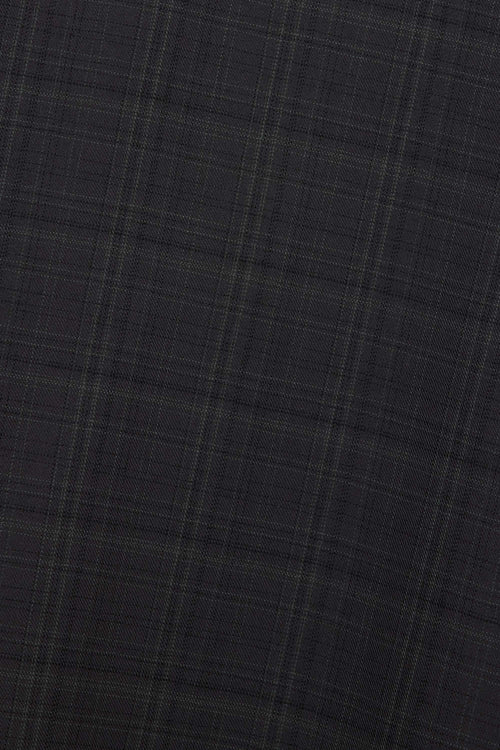 ORGANIC WOOL CHECK VIYELLA SPORTS JACKET, Charcoal Check