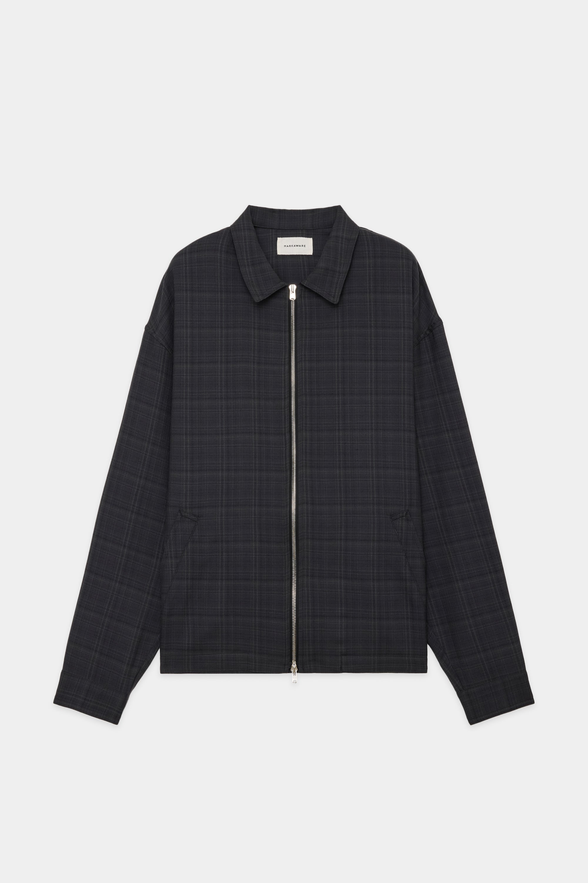 ORGANIC WOOL CHECK VIYELLA SPORTS JACKET, Charcoal Check