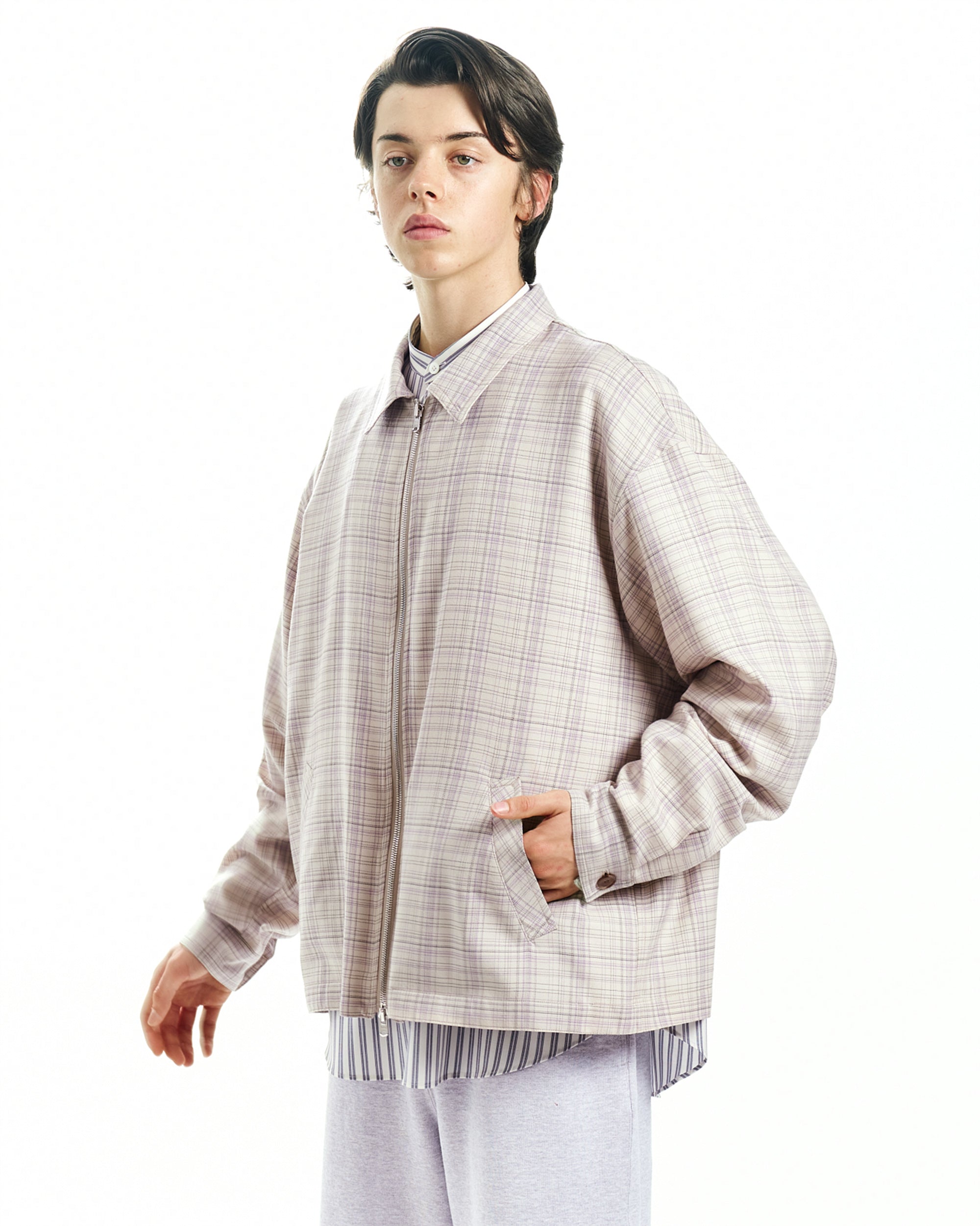 ORGANIC WOOL CHECK VIYELLA SPORTS JACKET, Graige Check